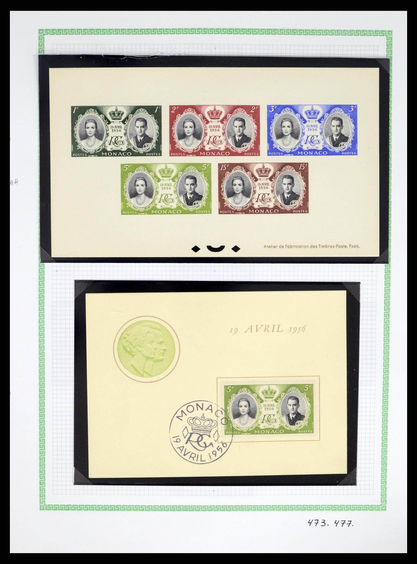 37380 040 - Stamp collection 37380 Monaco 1921-2015.