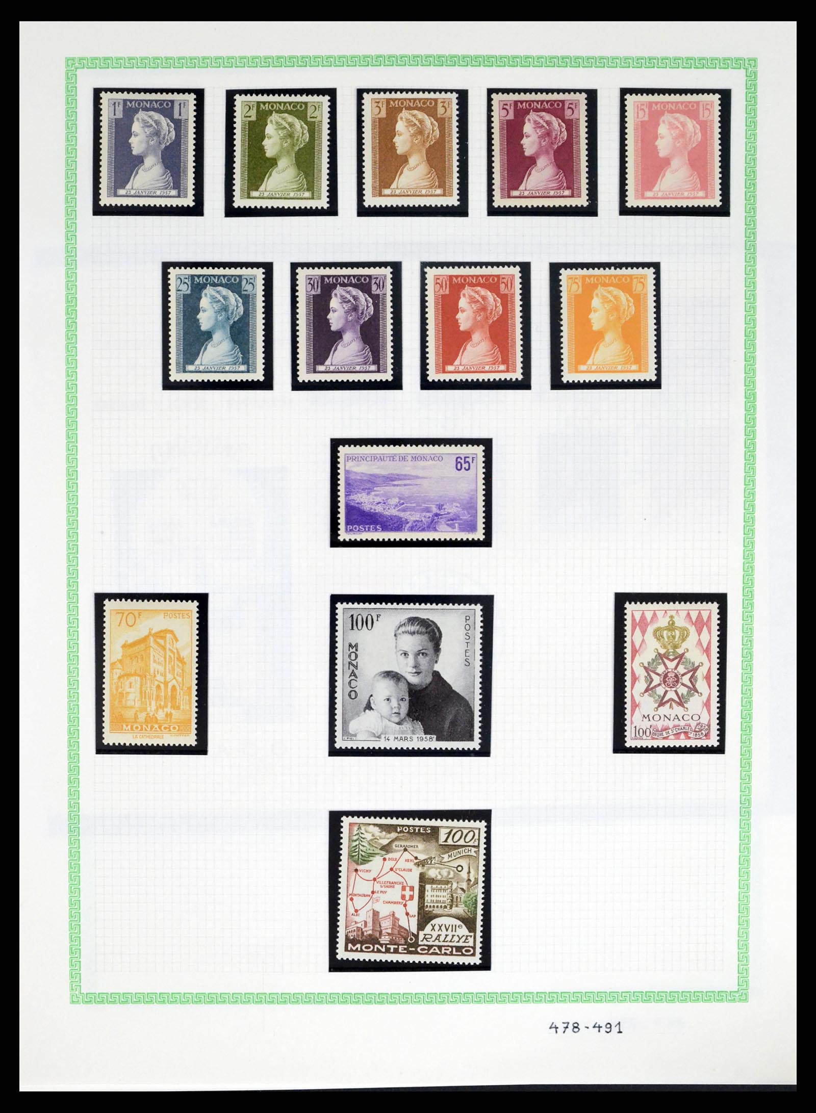 37380 041 - Postzegelverzameling 37380 Monaco 1921-2015.
