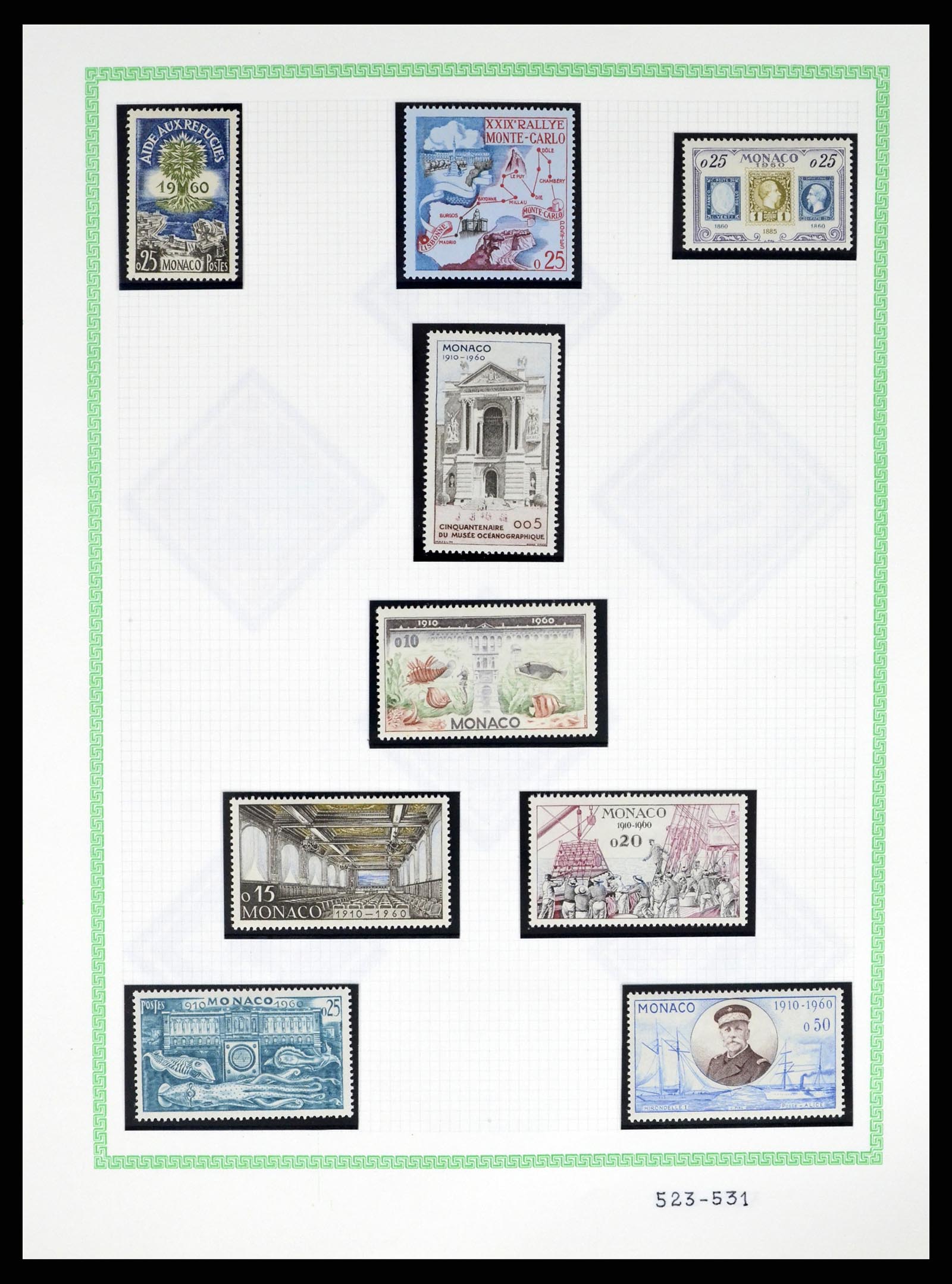 37380 046 - Postzegelverzameling 37380 Monaco 1921-2015.