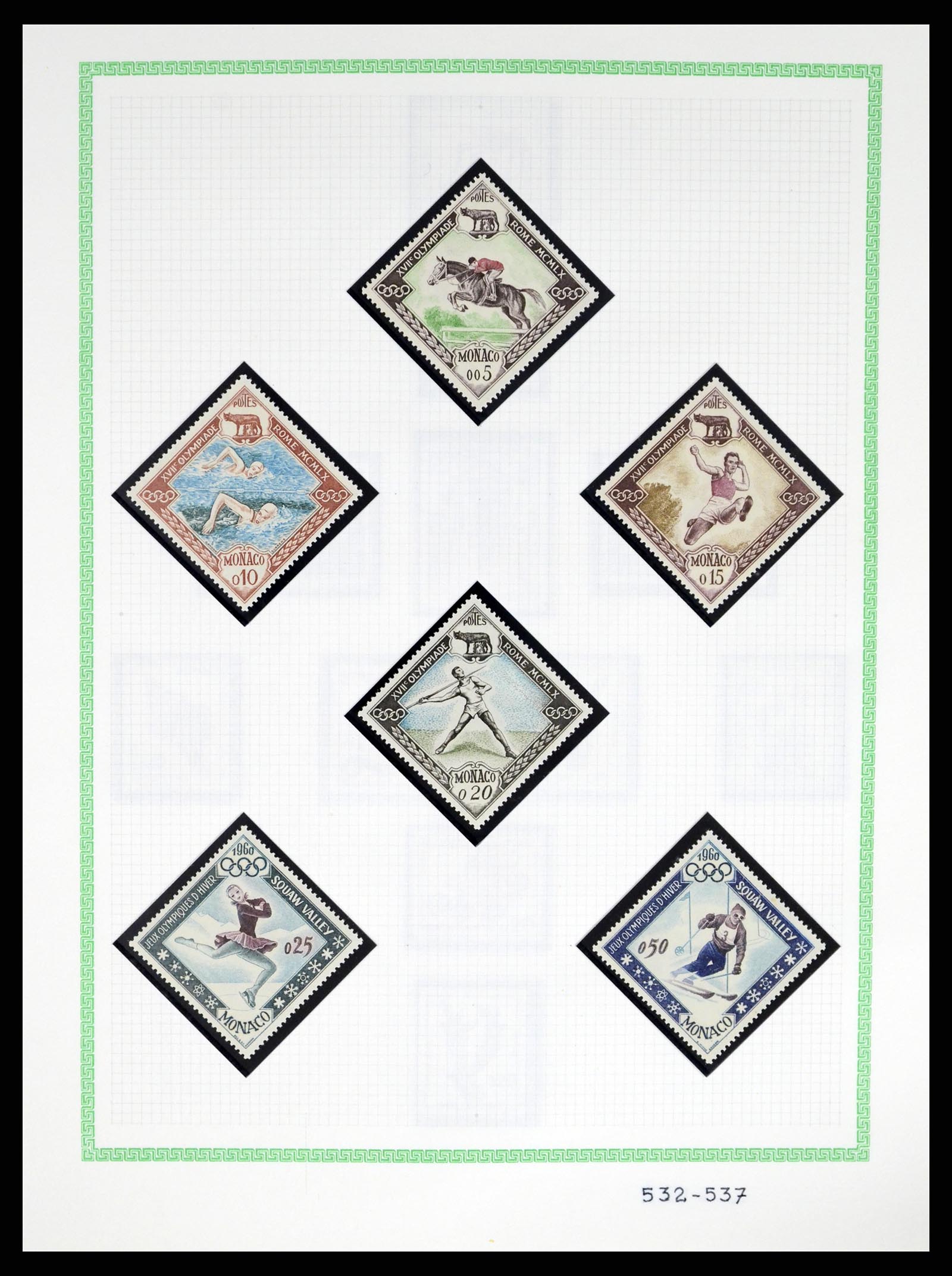 37380 047 - Postzegelverzameling 37380 Monaco 1921-2015.
