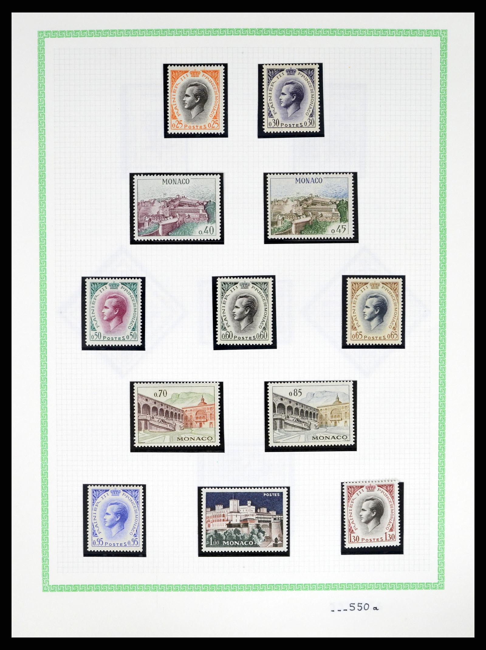 37380 049 - Postzegelverzameling 37380 Monaco 1921-2015.
