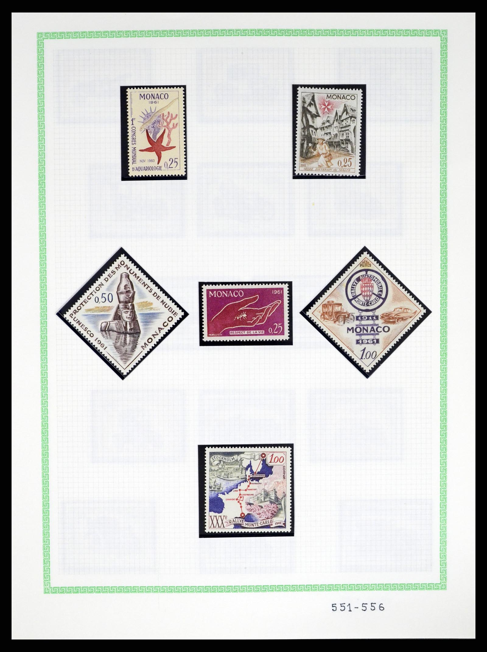 37380 050 - Postzegelverzameling 37380 Monaco 1921-2015.