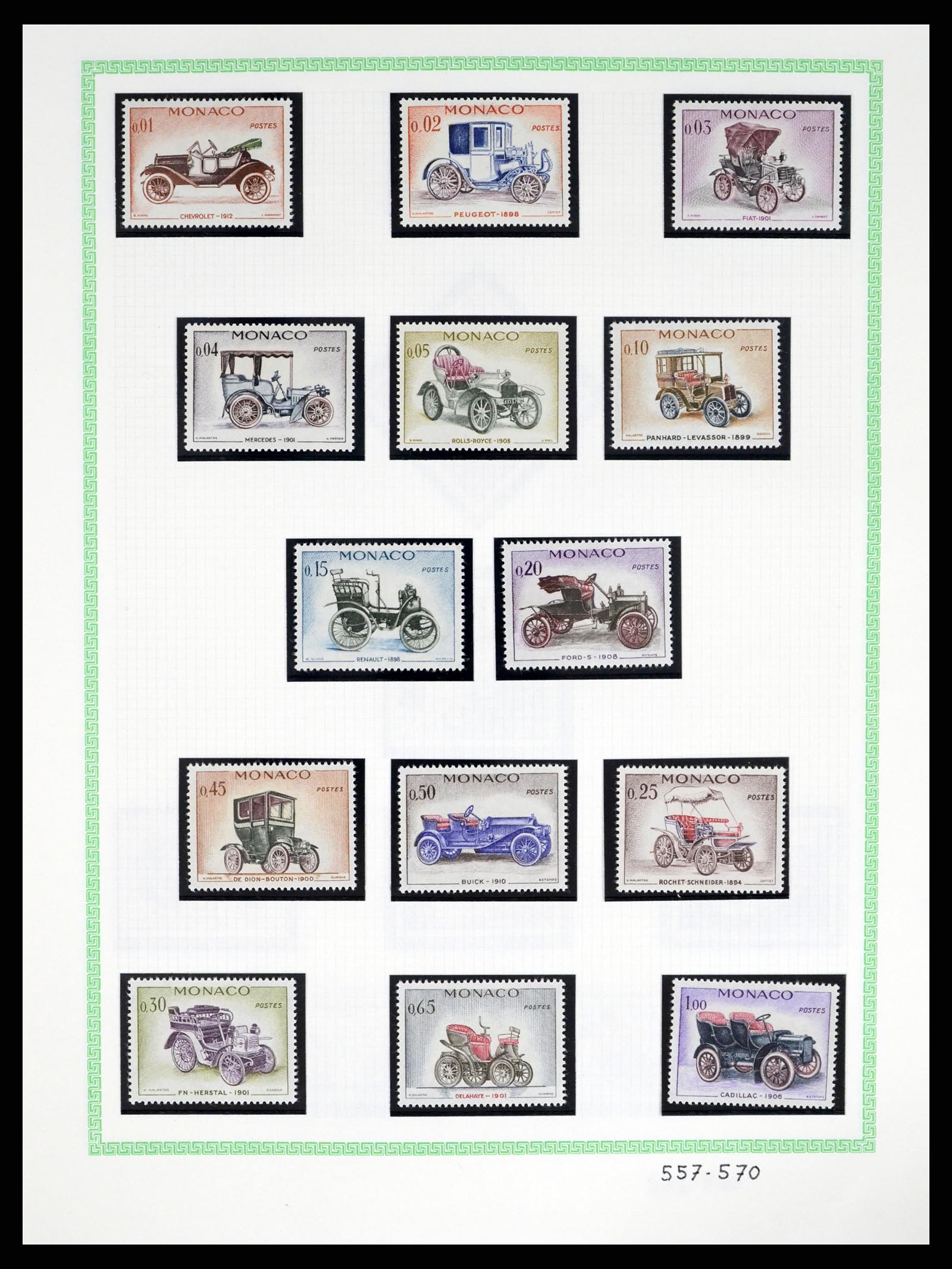 37380 051 - Postzegelverzameling 37380 Monaco 1921-2015.