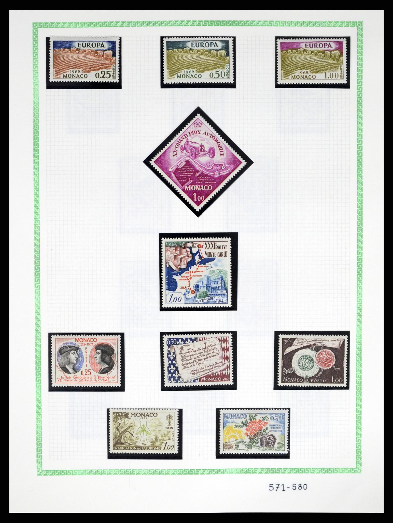 37380 052 - Postzegelverzameling 37380 Monaco 1921-2015.