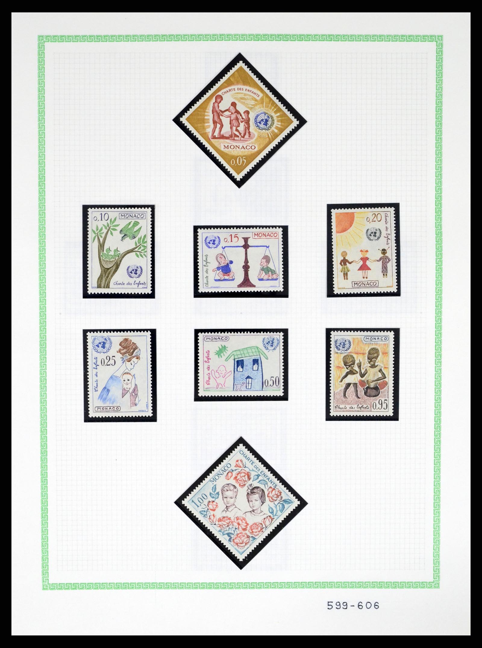 37380 055 - Postzegelverzameling 37380 Monaco 1921-2015.