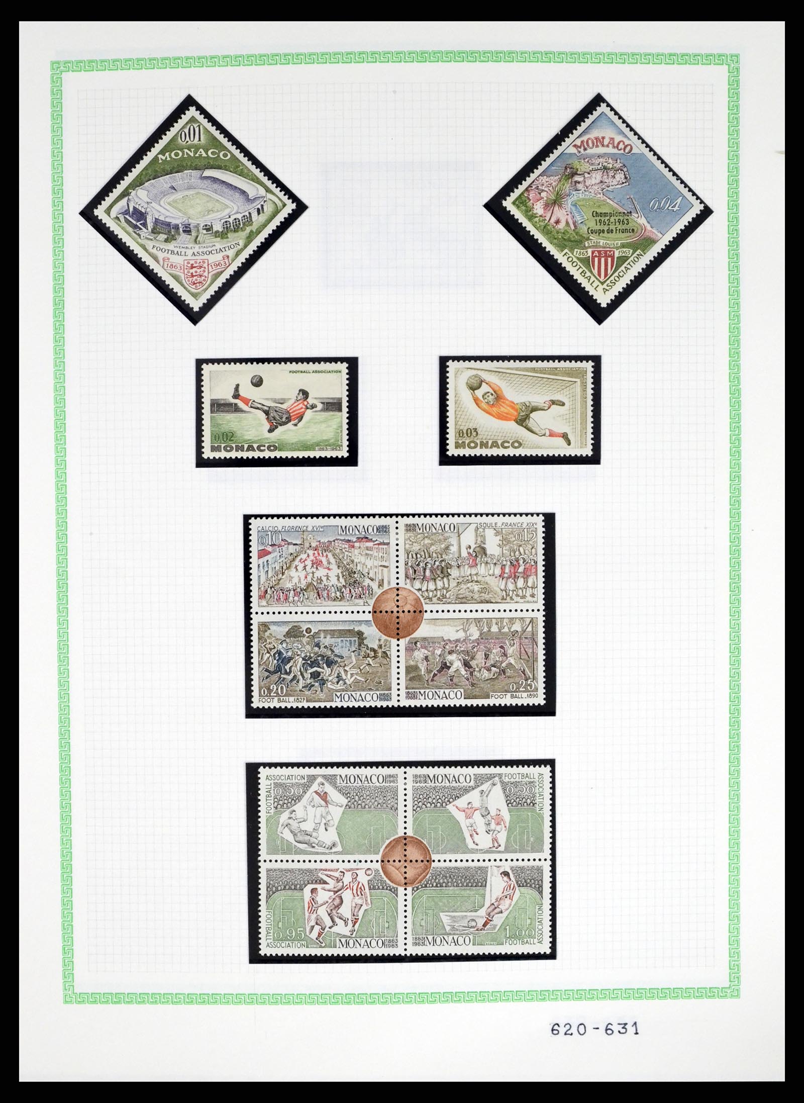 37380 058 - Postzegelverzameling 37380 Monaco 1921-2015.