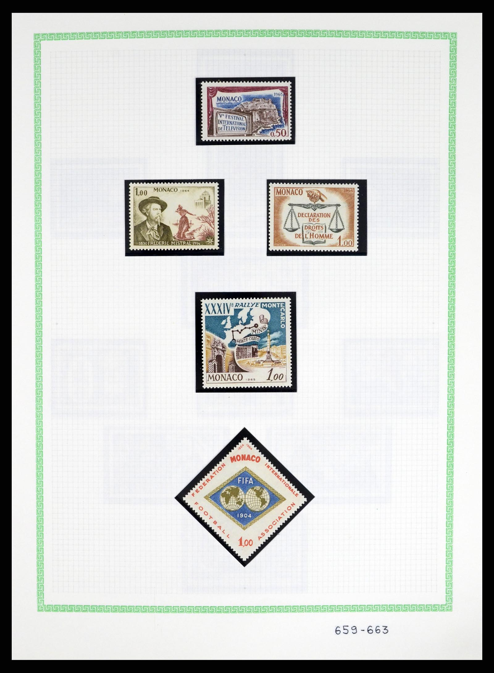 37380 062 - Stamp collection 37380 Monaco 1921-2015.