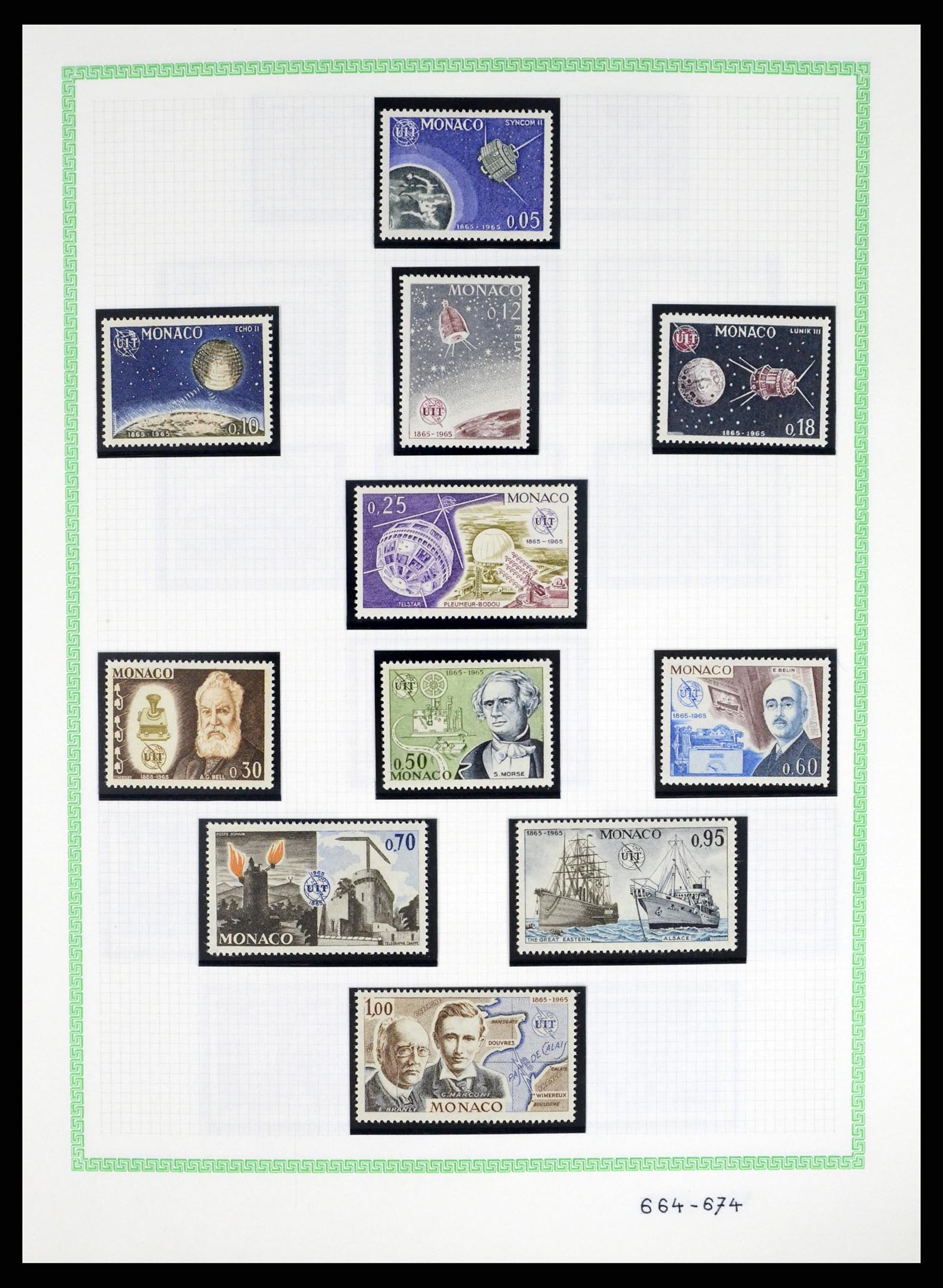 37380 063 - Stamp collection 37380 Monaco 1921-2015.