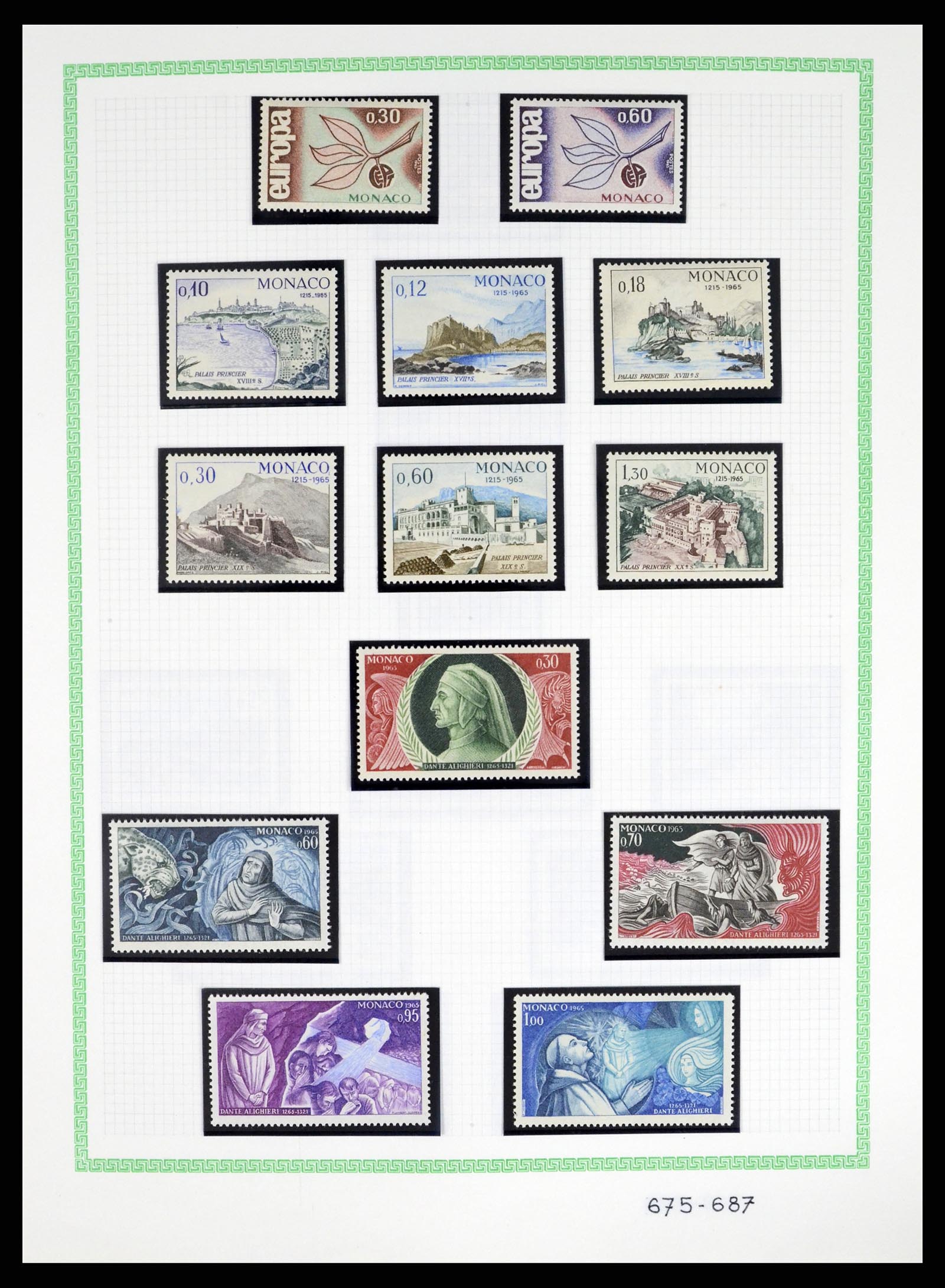 37380 064 - Stamp collection 37380 Monaco 1921-2015.