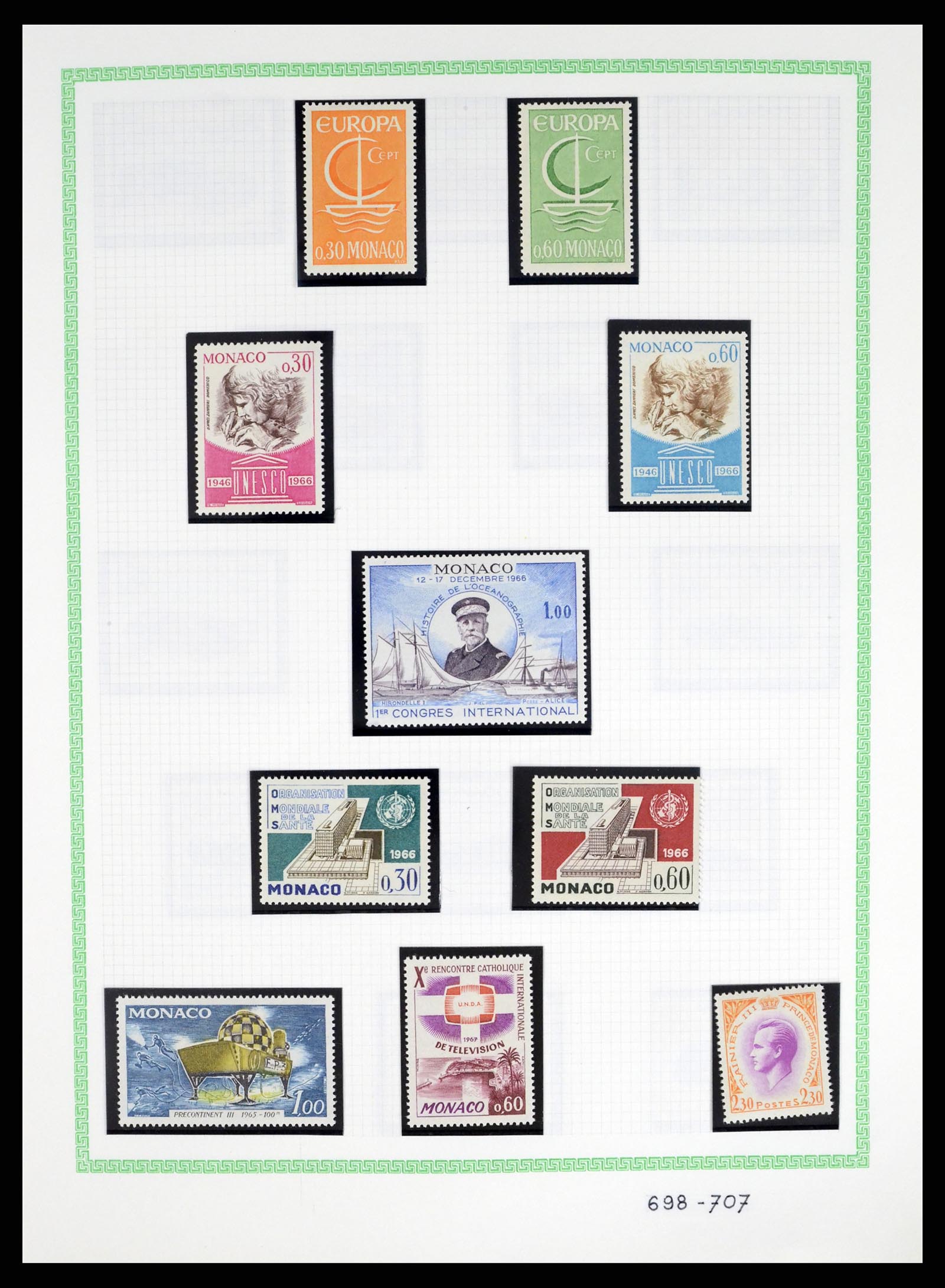 37380 066 - Stamp collection 37380 Monaco 1921-2015.