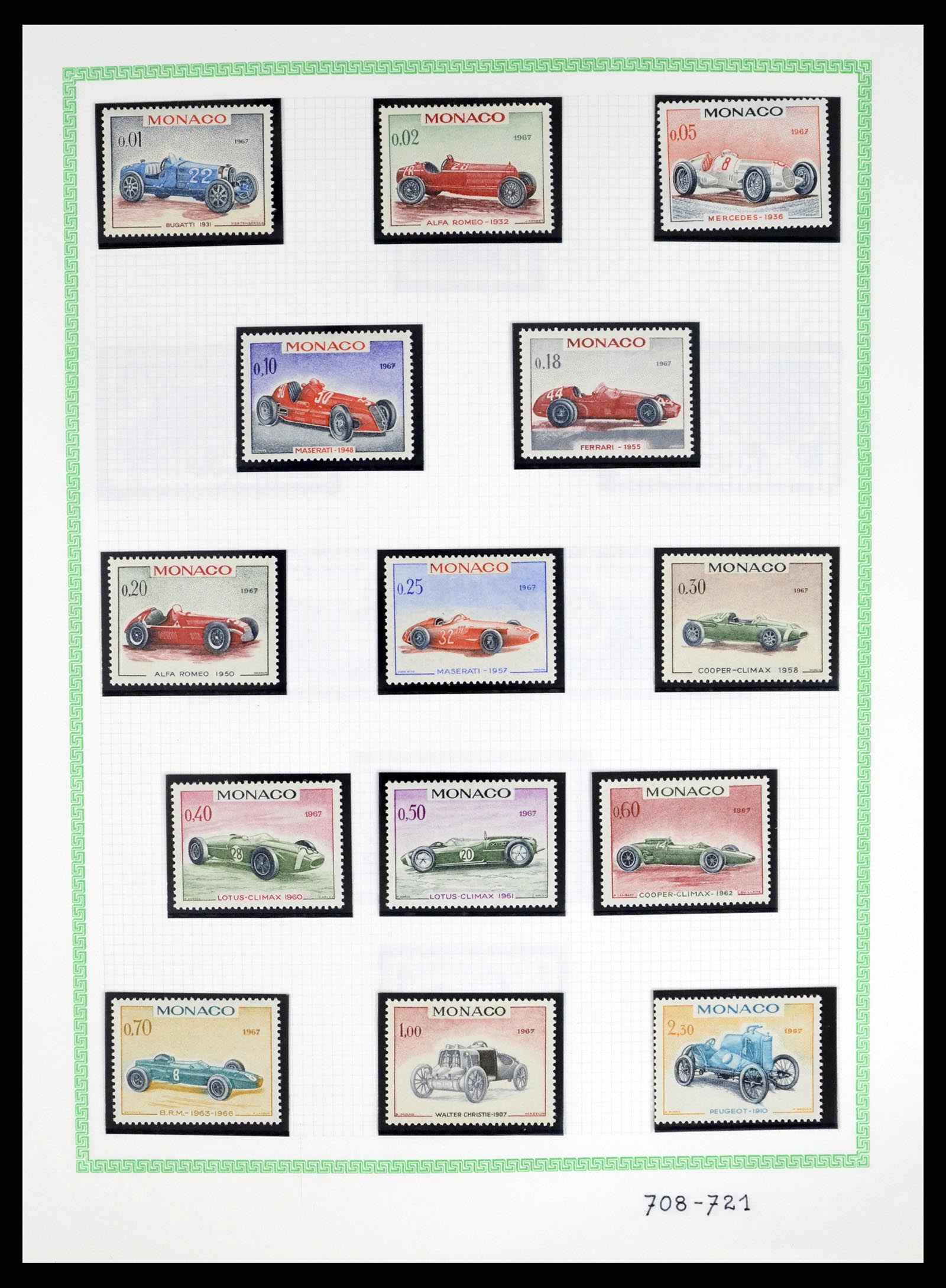 37380 067 - Stamp collection 37380 Monaco 1921-2015.