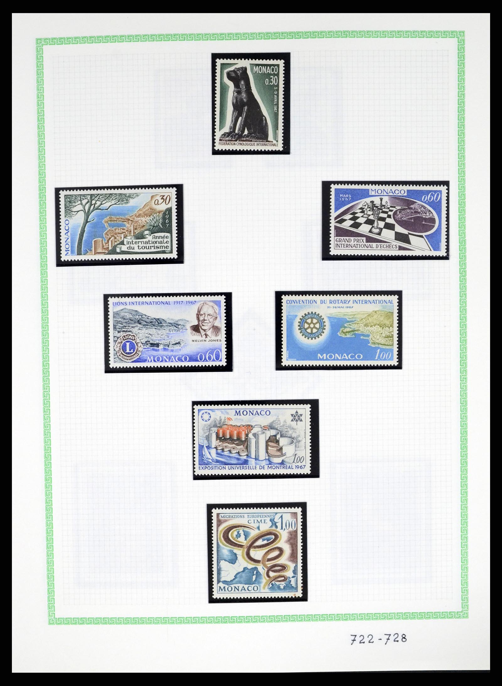 37380 068 - Stamp collection 37380 Monaco 1921-2015.