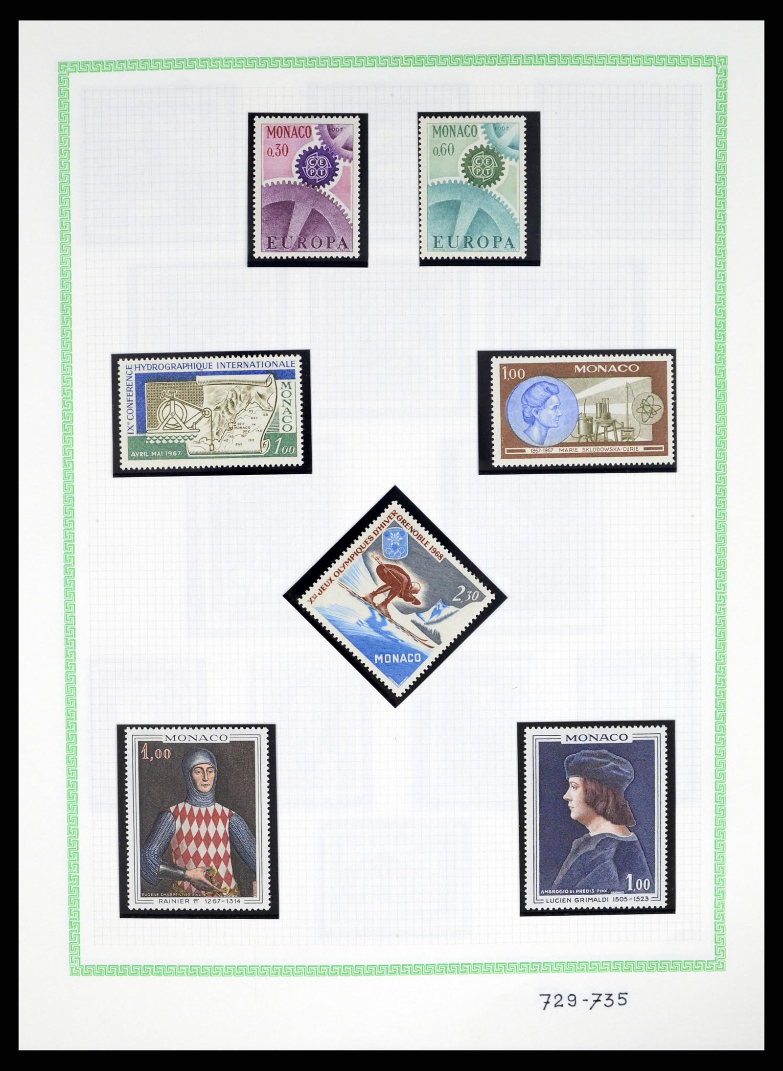 37380 069 - Stamp collection 37380 Monaco 1921-2015.