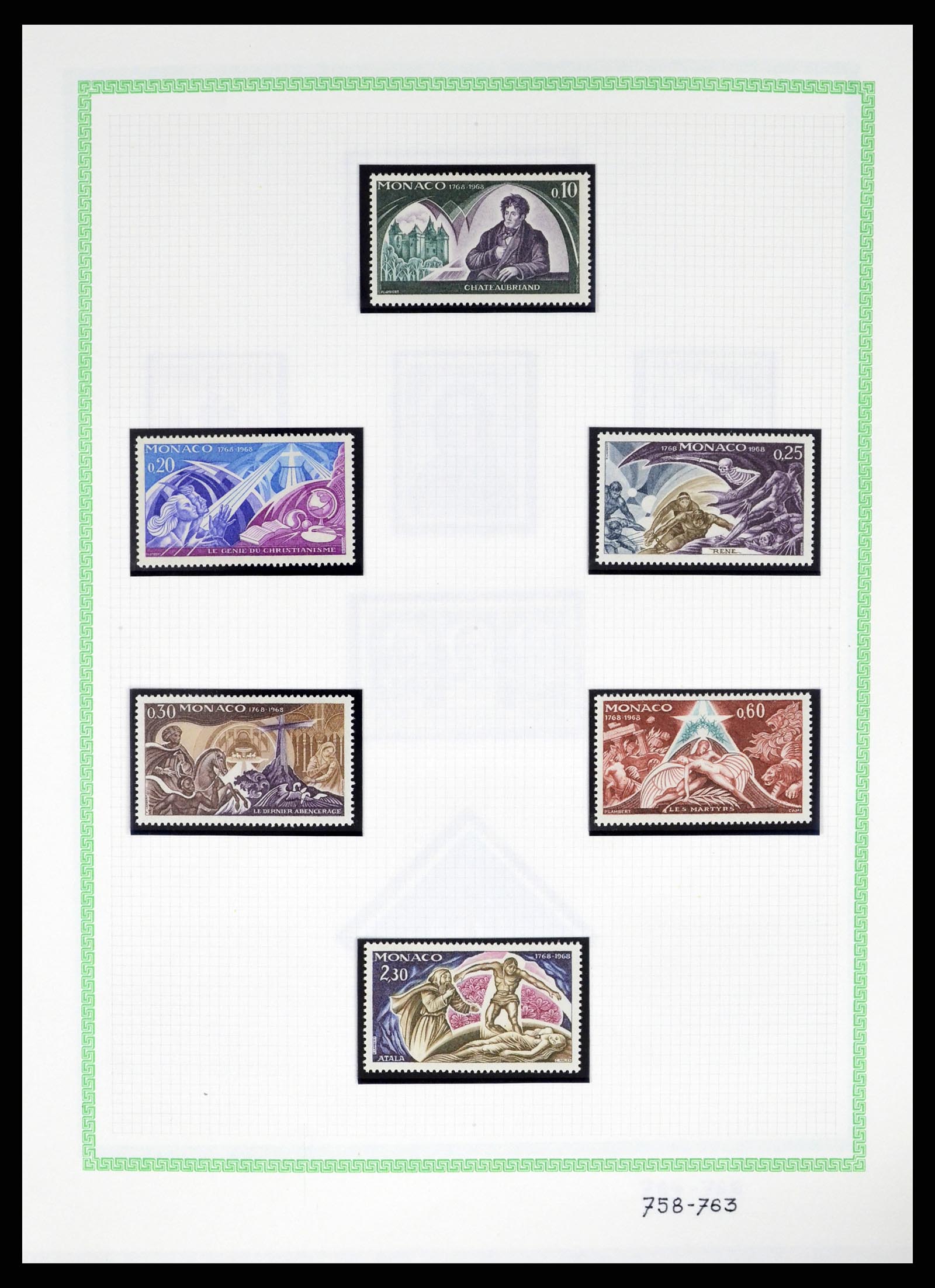 37380 072 - Stamp collection 37380 Monaco 1921-2015.