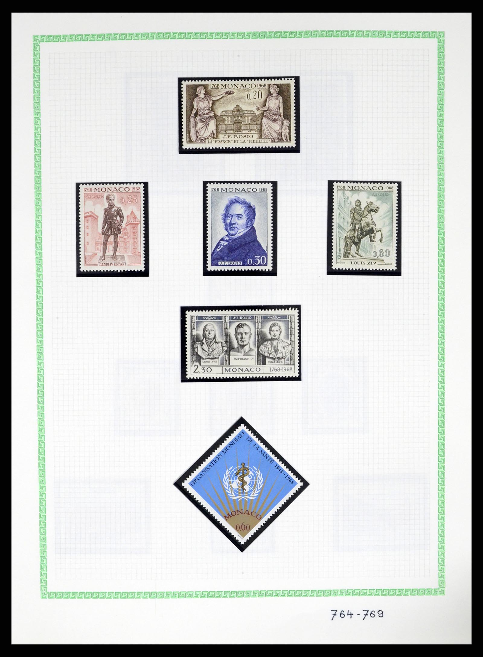 37380 073 - Stamp collection 37380 Monaco 1921-2015.