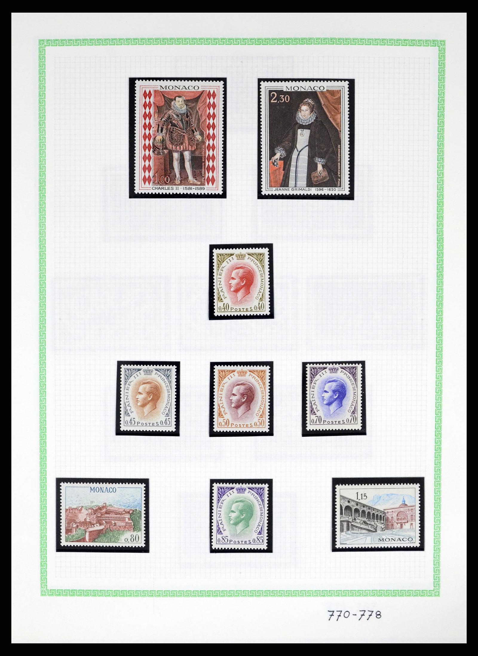 37380 074 - Stamp collection 37380 Monaco 1921-2015.