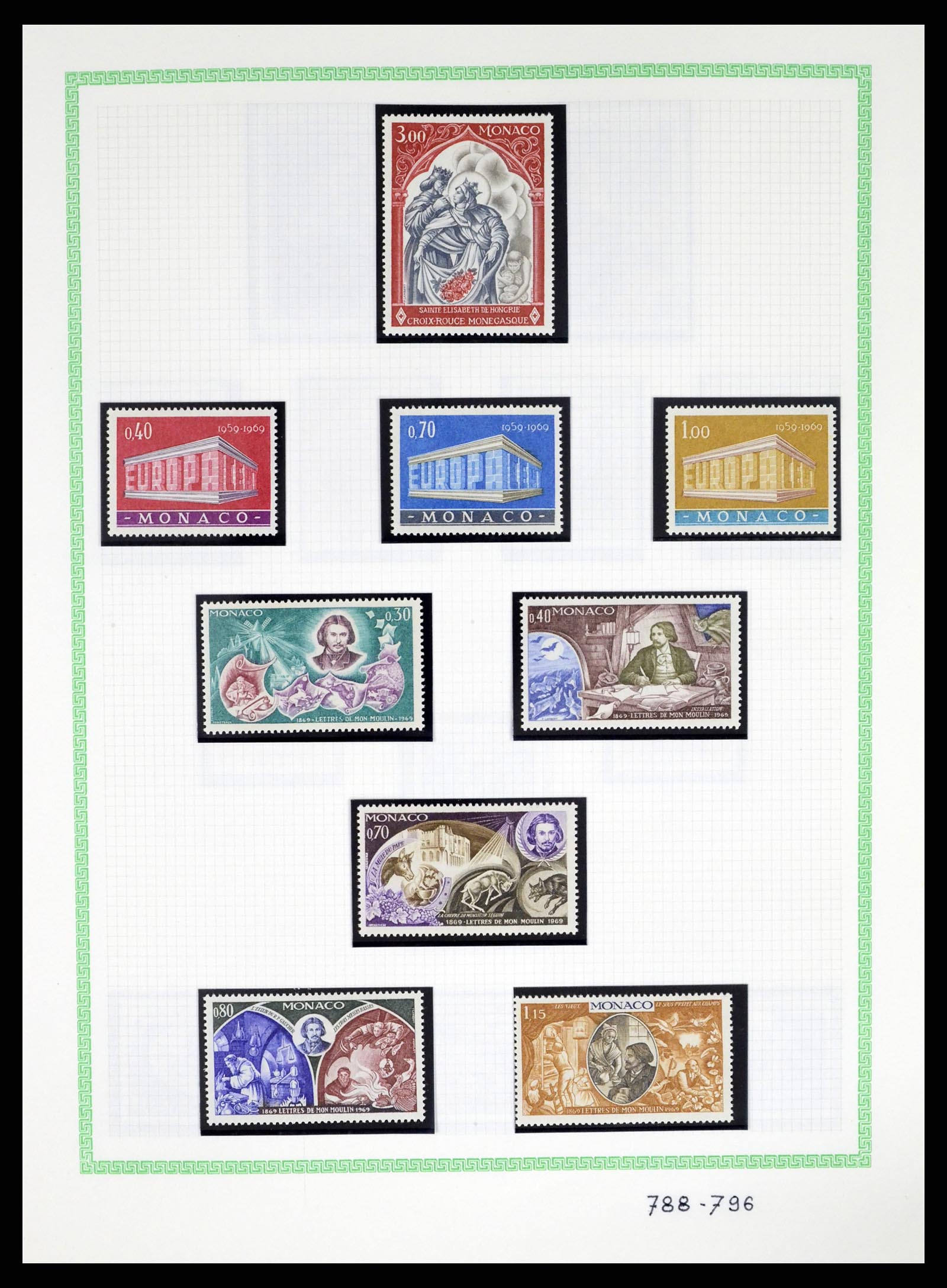37380 076 - Stamp collection 37380 Monaco 1921-2015.