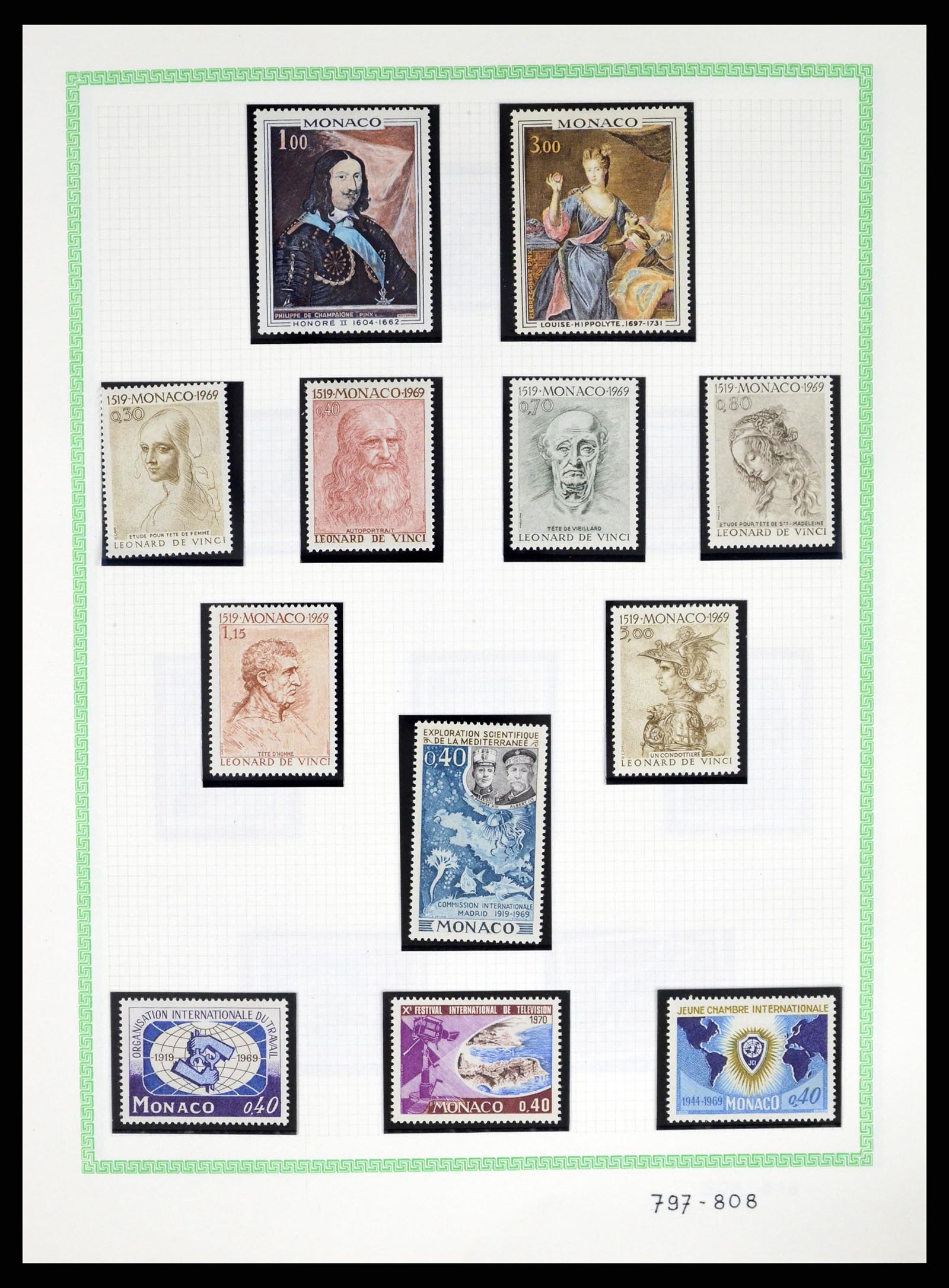 37380 077 - Stamp collection 37380 Monaco 1921-2015.