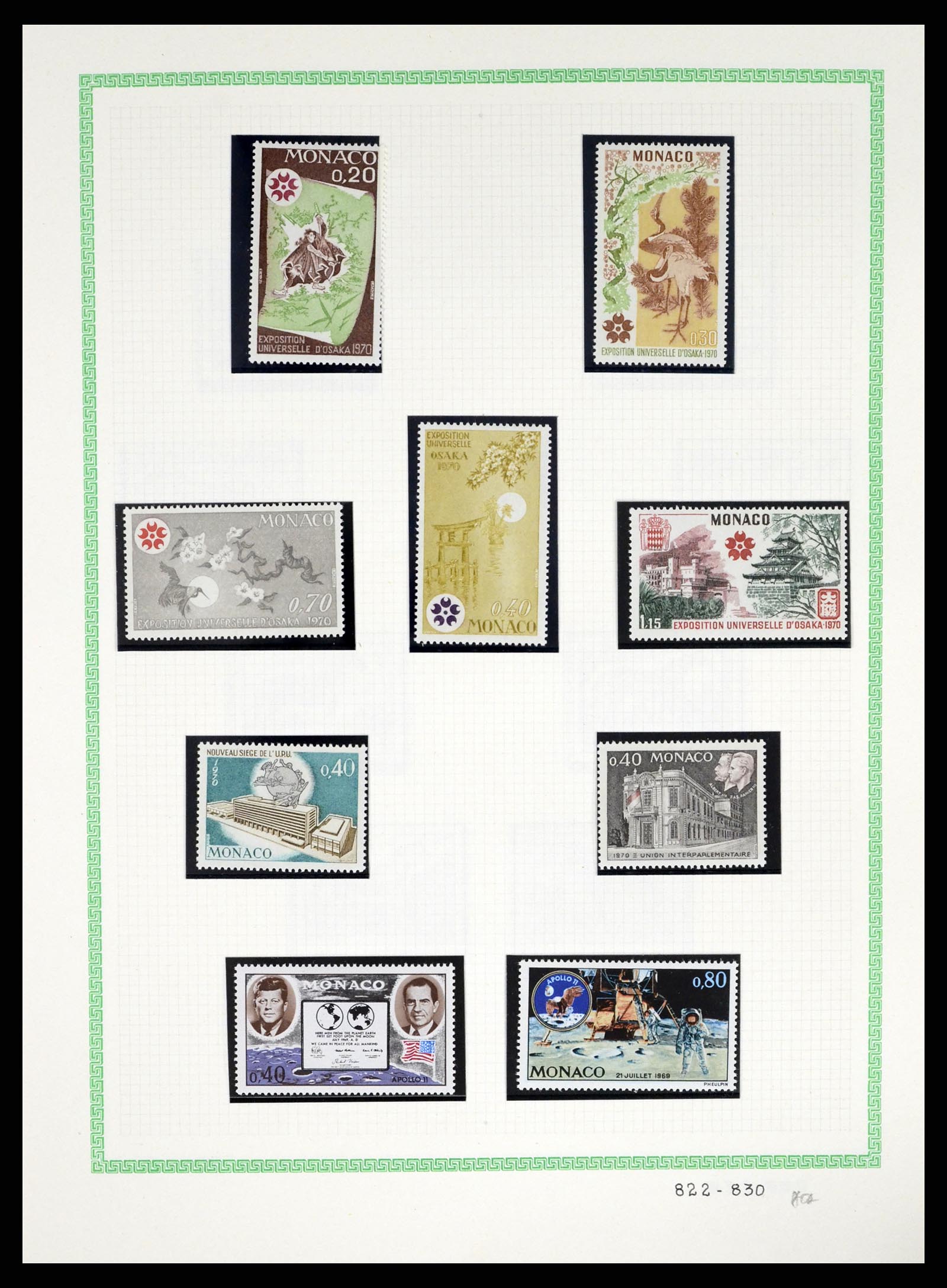 37380 080 - Stamp collection 37380 Monaco 1921-2015.