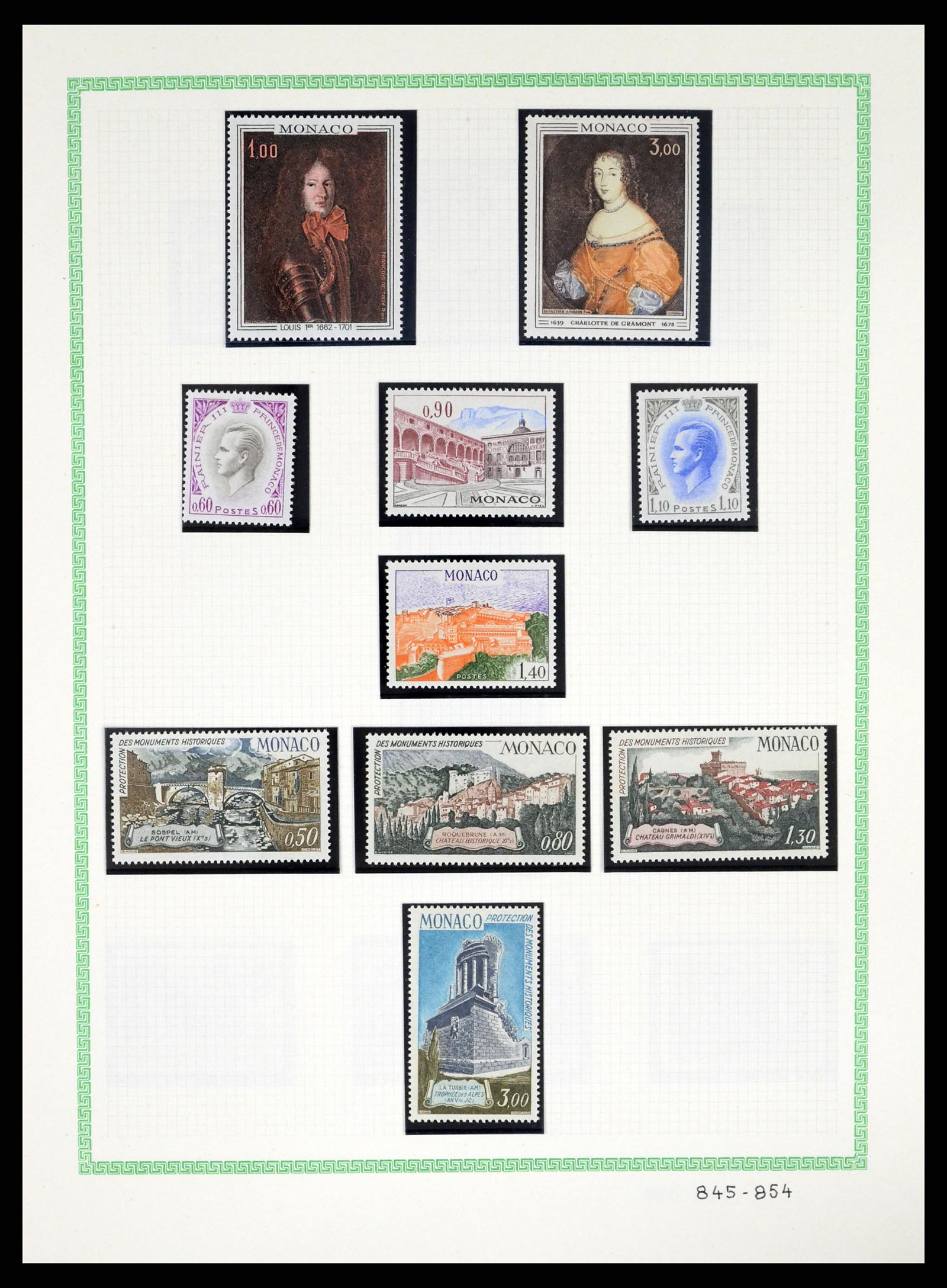 37380 083 - Stamp collection 37380 Monaco 1921-2015.