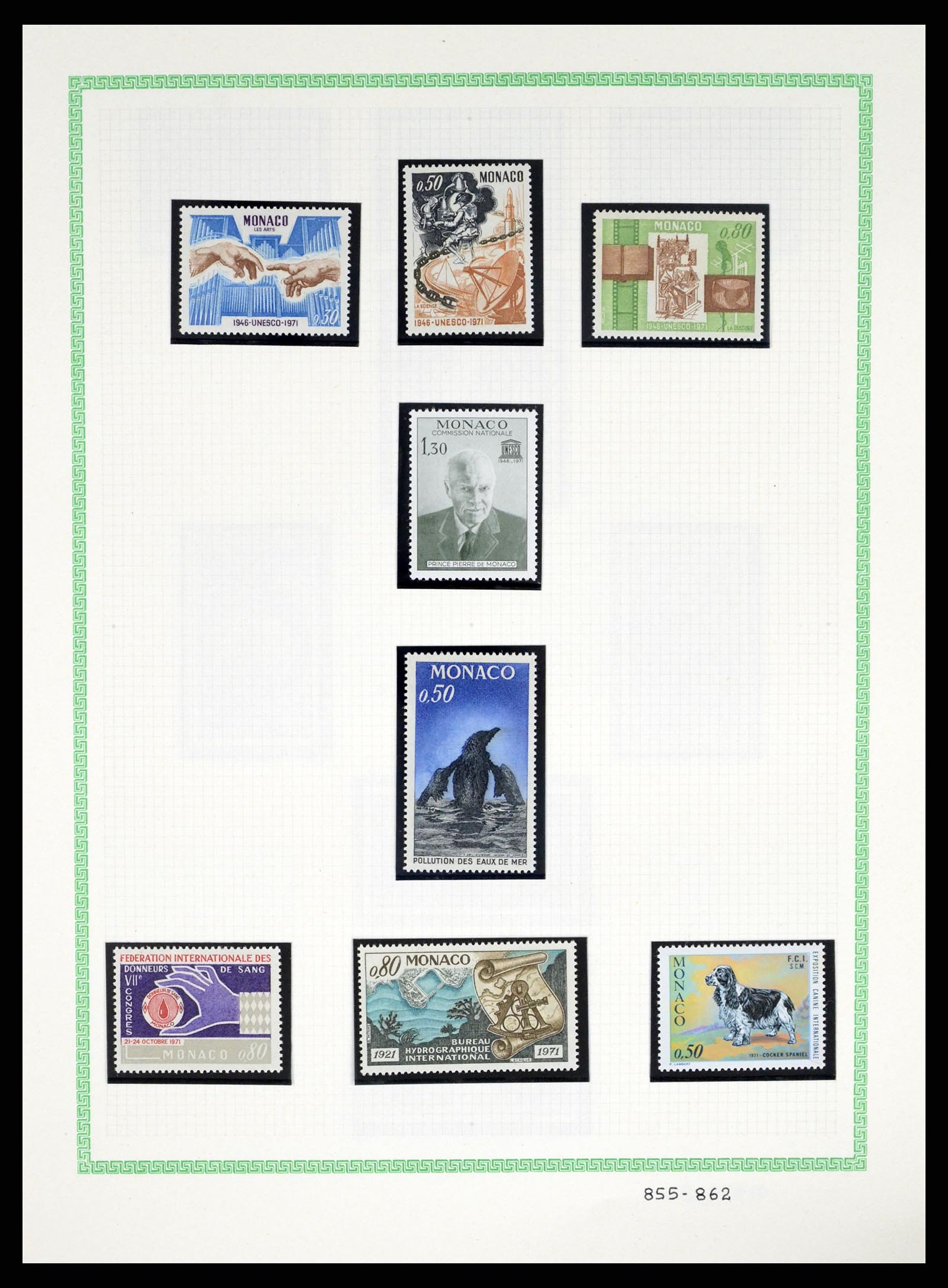 37380 084 - Stamp collection 37380 Monaco 1921-2015.