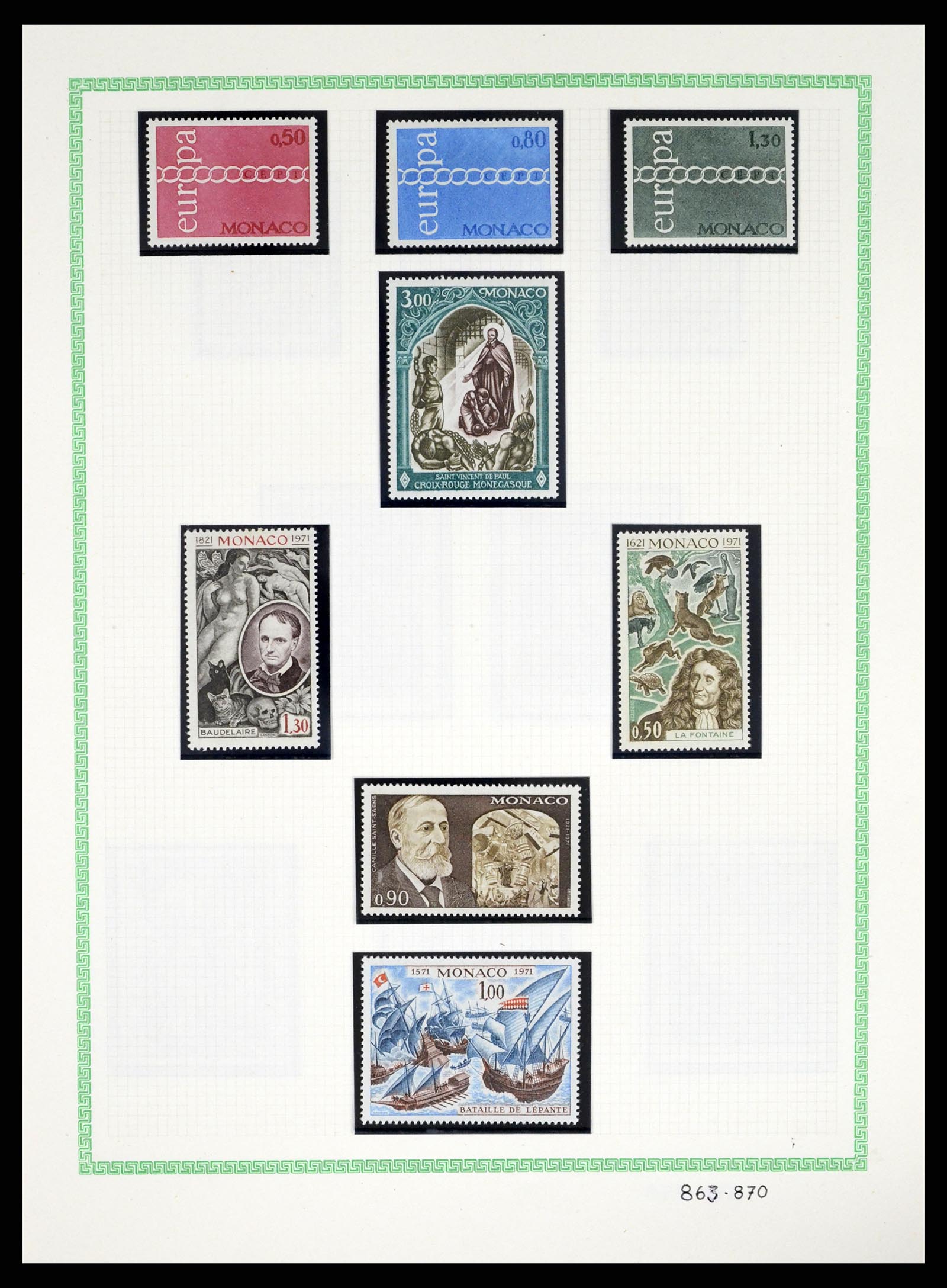 37380 085 - Stamp collection 37380 Monaco 1921-2015.