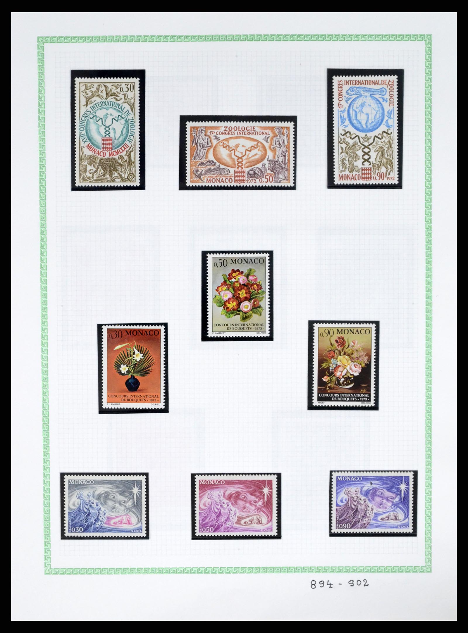 37380 090 - Stamp collection 37380 Monaco 1921-2015.