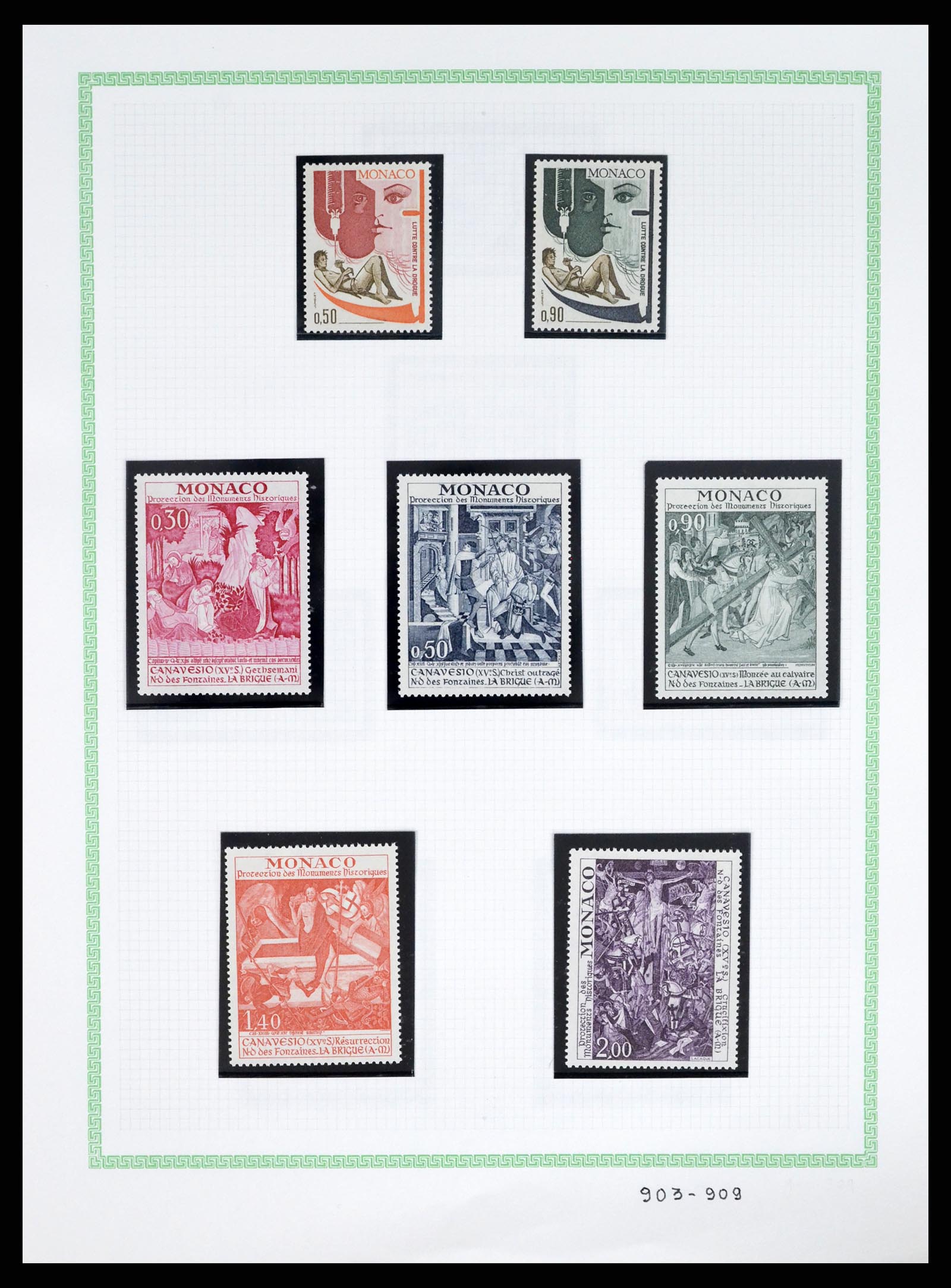 37380 091 - Stamp collection 37380 Monaco 1921-2015.