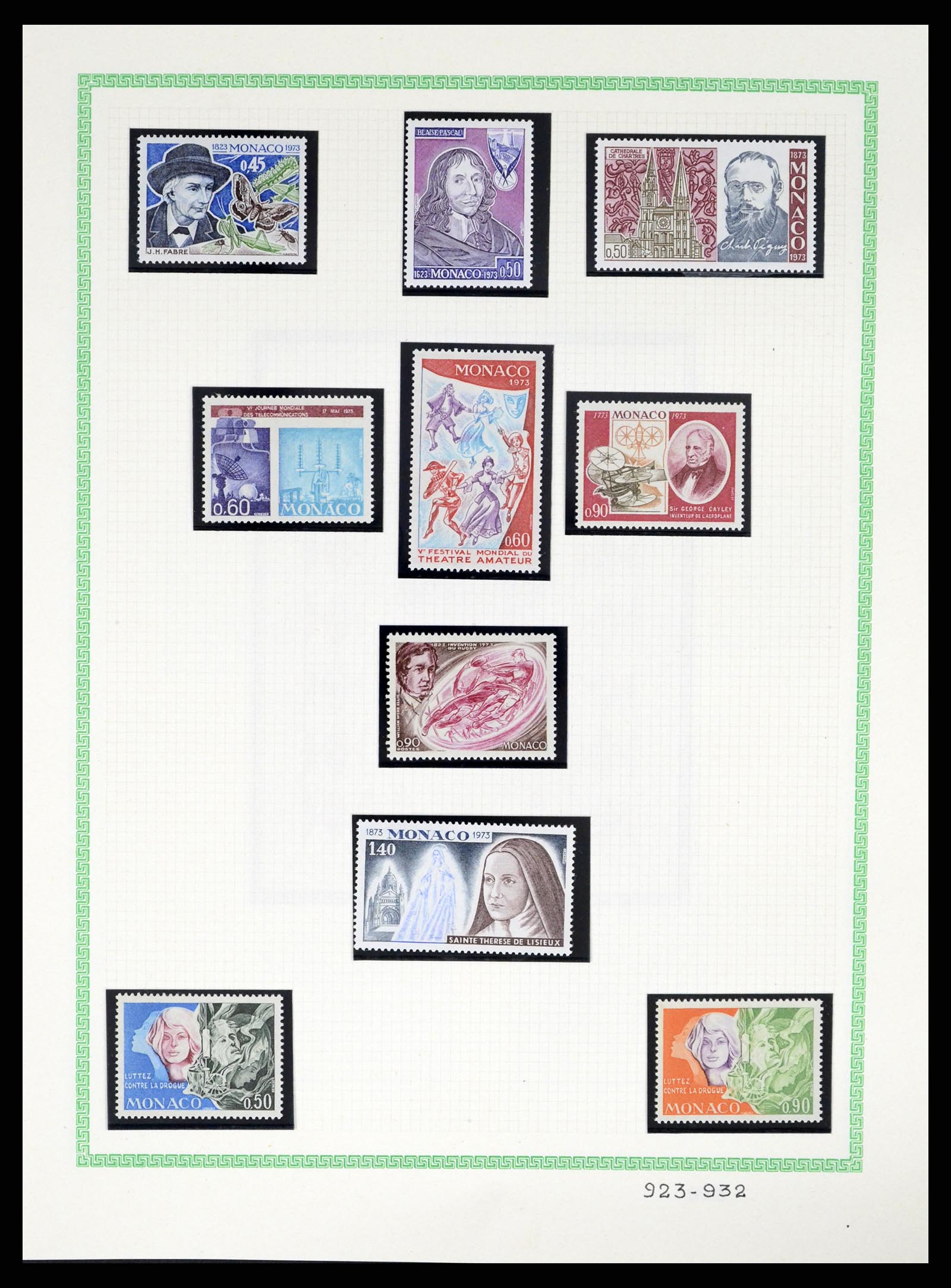37380 094 - Stamp collection 37380 Monaco 1921-2015.