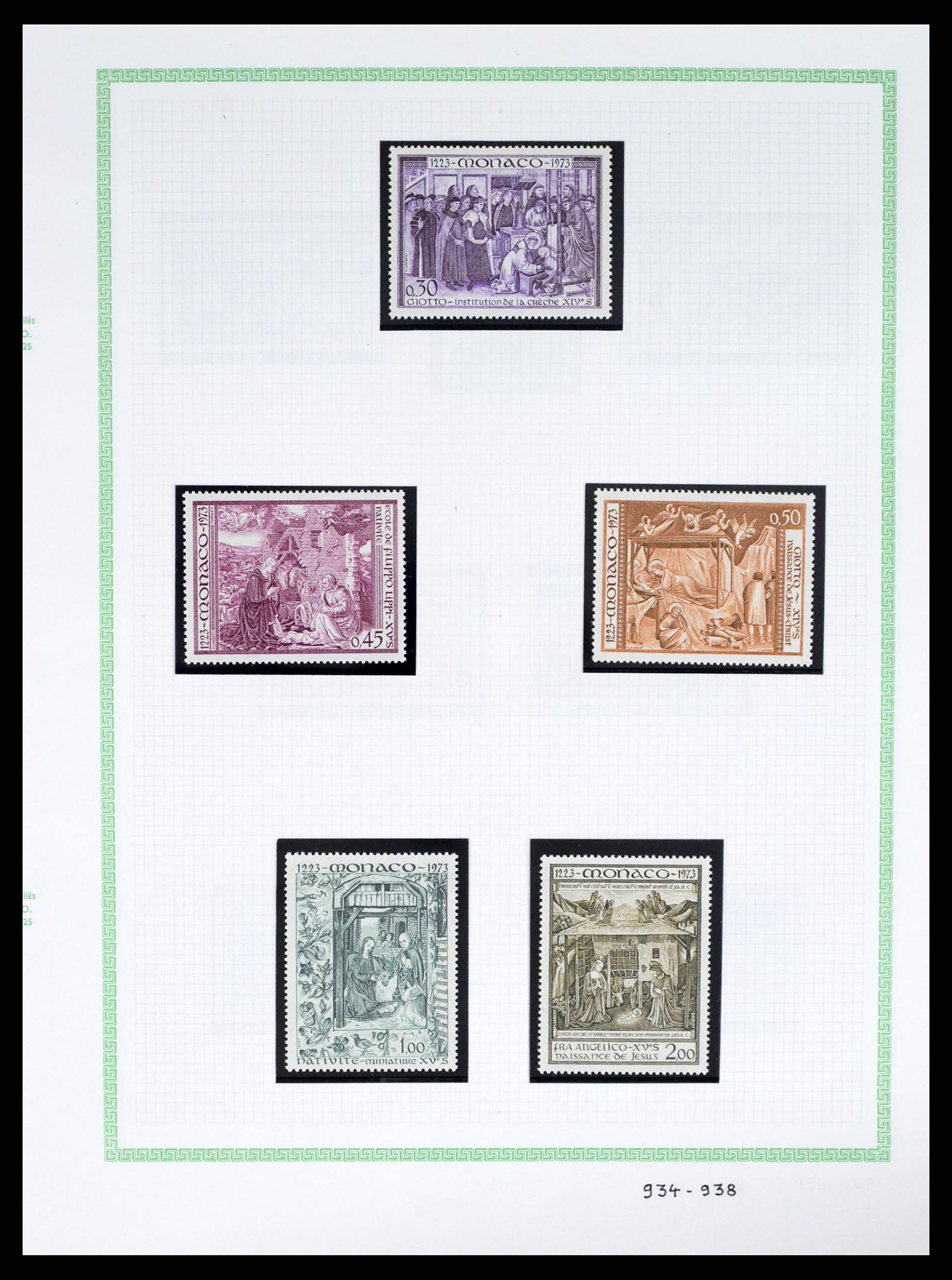 37380 096 - Stamp collection 37380 Monaco 1921-2015.