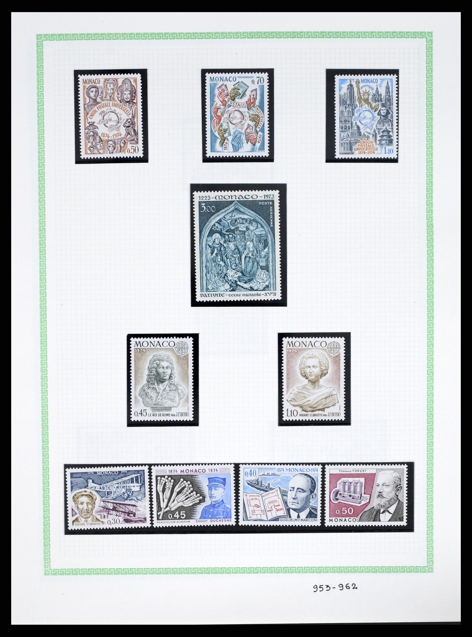37380 099 - Stamp collection 37380 Monaco 1921-2015.