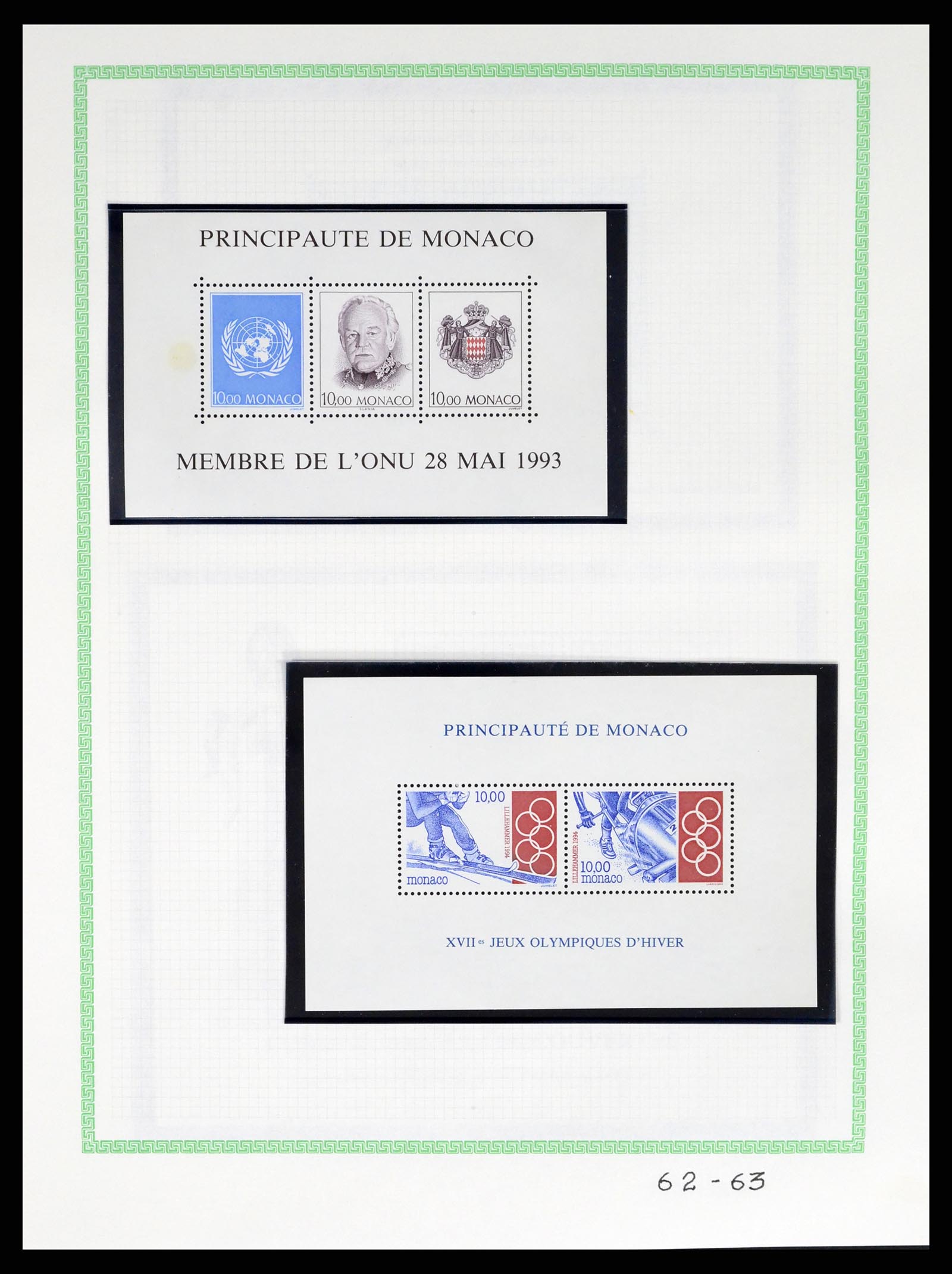 37380 443 - Stamp collection 37380 Monaco 1921-2015.