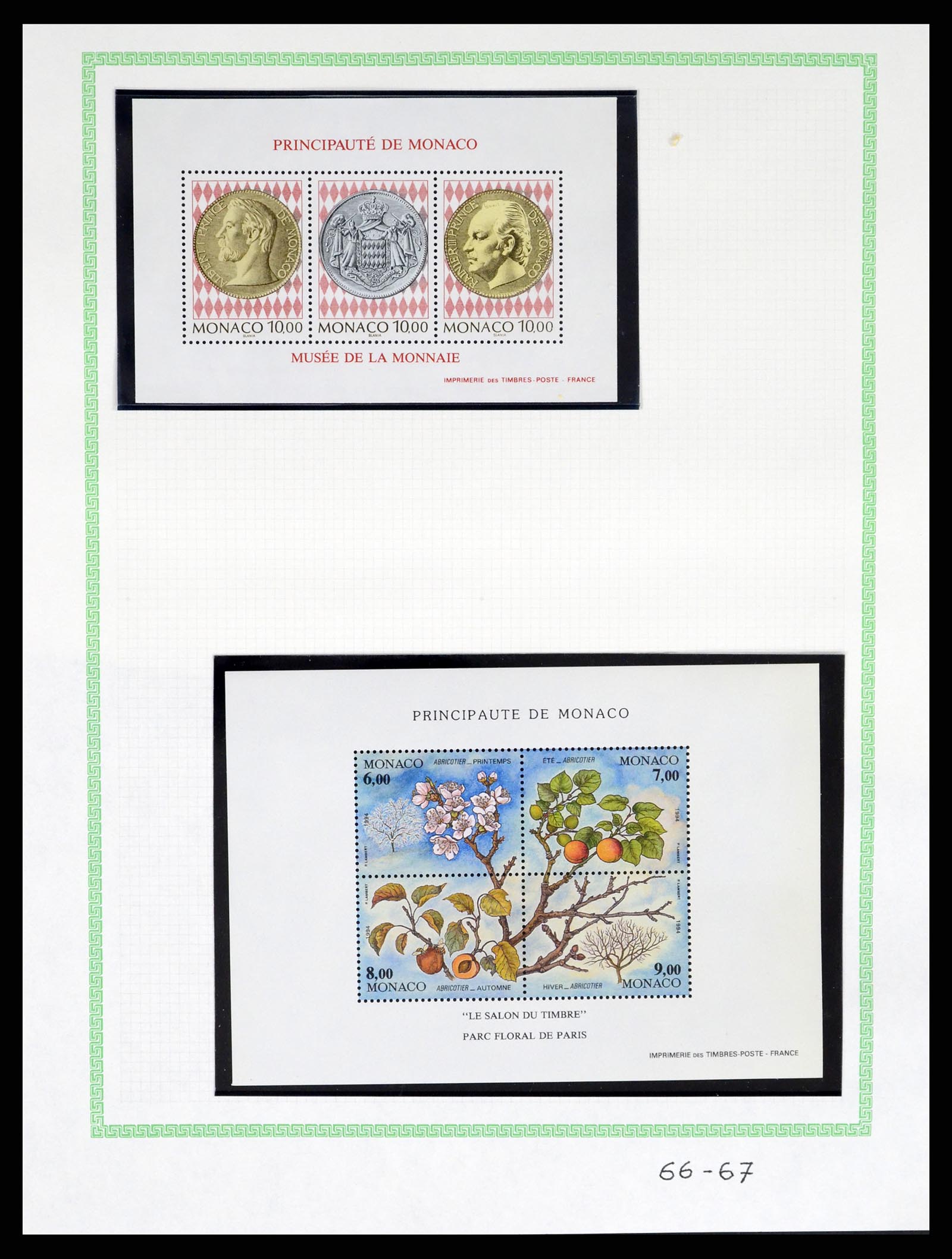 37380 445 - Stamp collection 37380 Monaco 1921-2015.