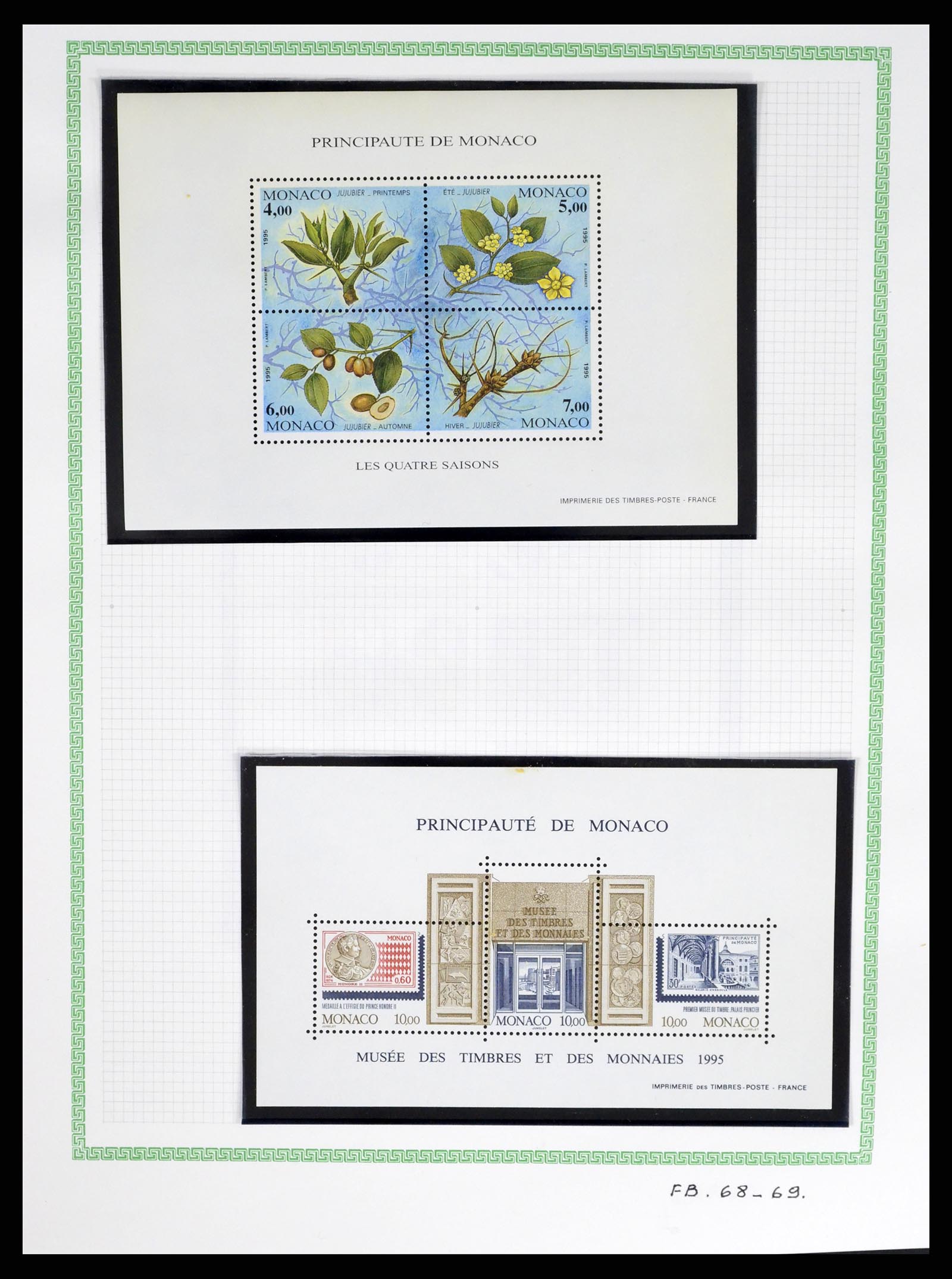 37380 446 - Stamp collection 37380 Monaco 1921-2015.