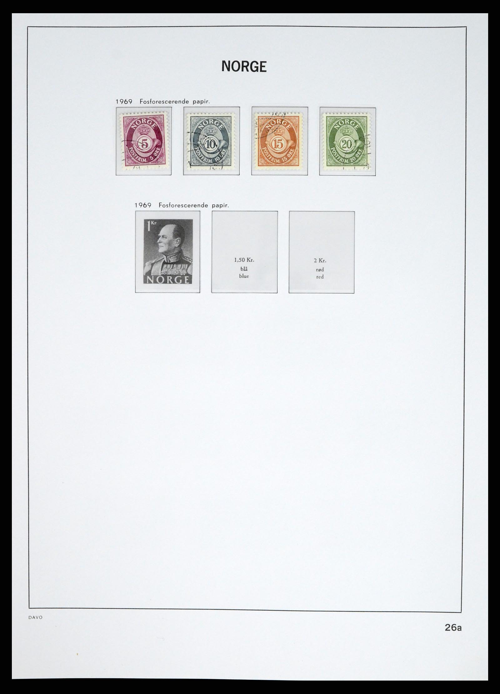 37381 029 - Postzegelverzameling 37381 Noorwegen 1855-1969.