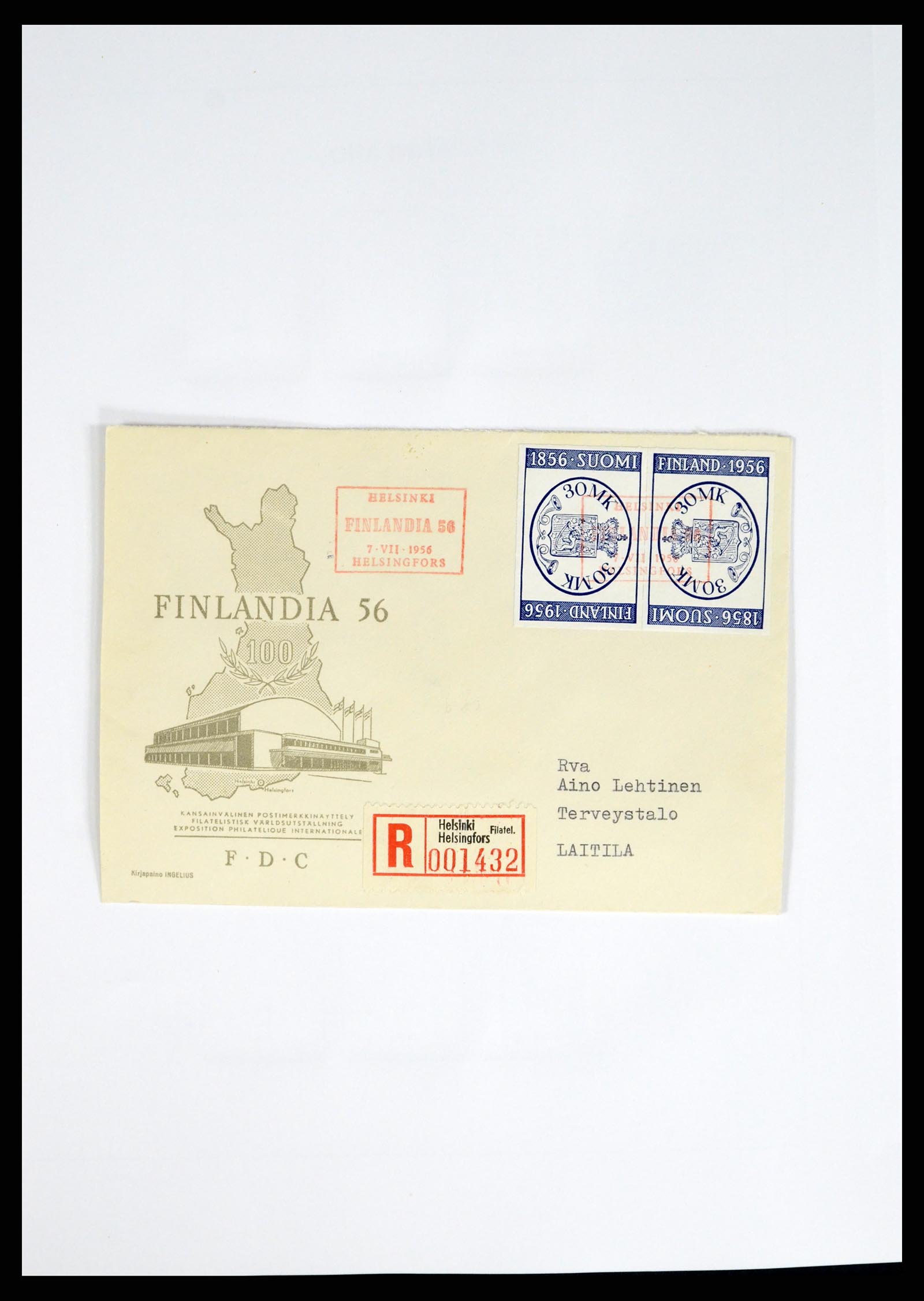 37382 032 - Postzegelverzameling 37382 Finland 1860-1979.