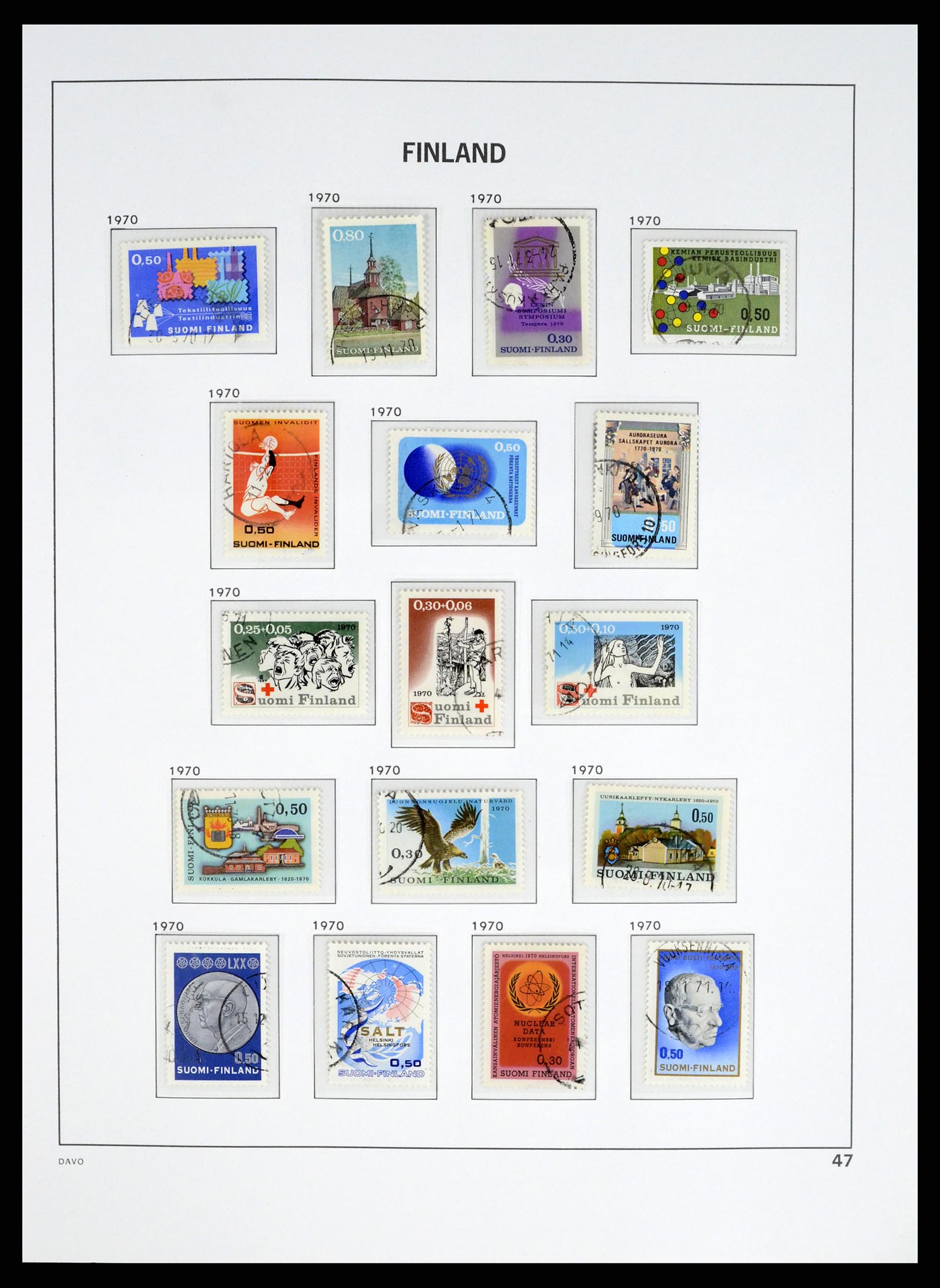 37382 049 - Stamp collection 37382 Finland 1860-1979.