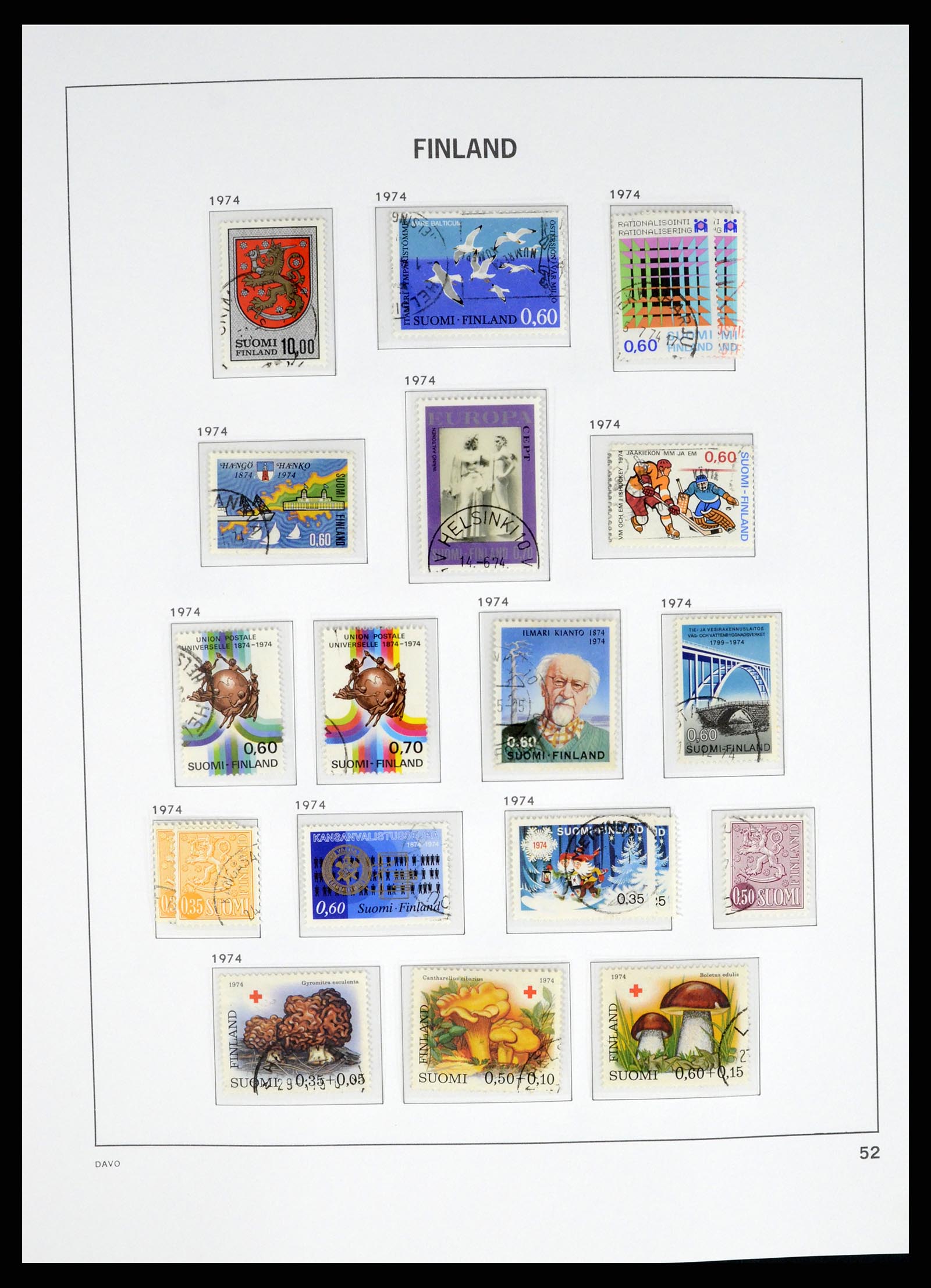 37382 054 - Postzegelverzameling 37382 Finland 1860-1979.