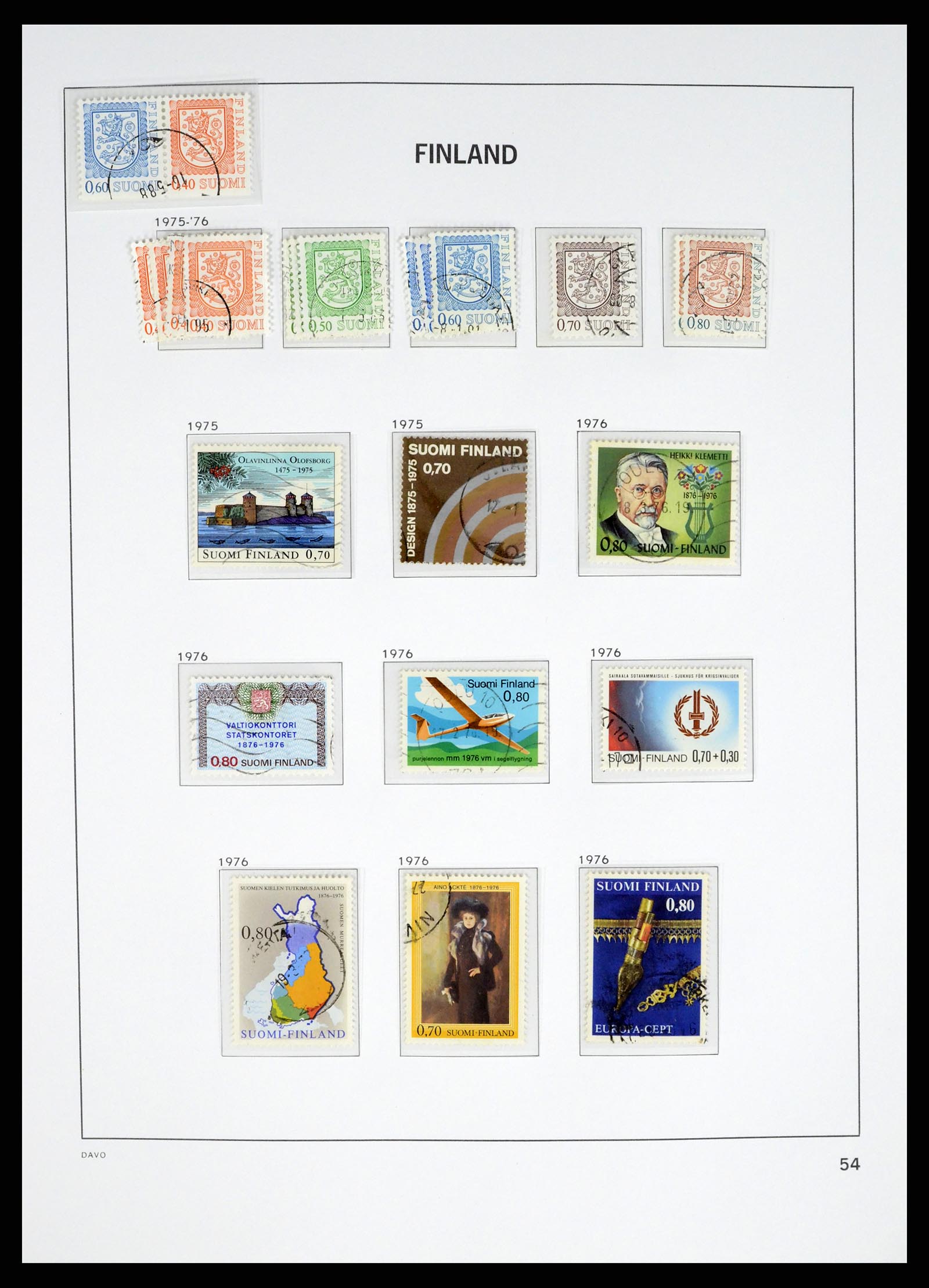 37382 056 - Postzegelverzameling 37382 Finland 1860-1979.
