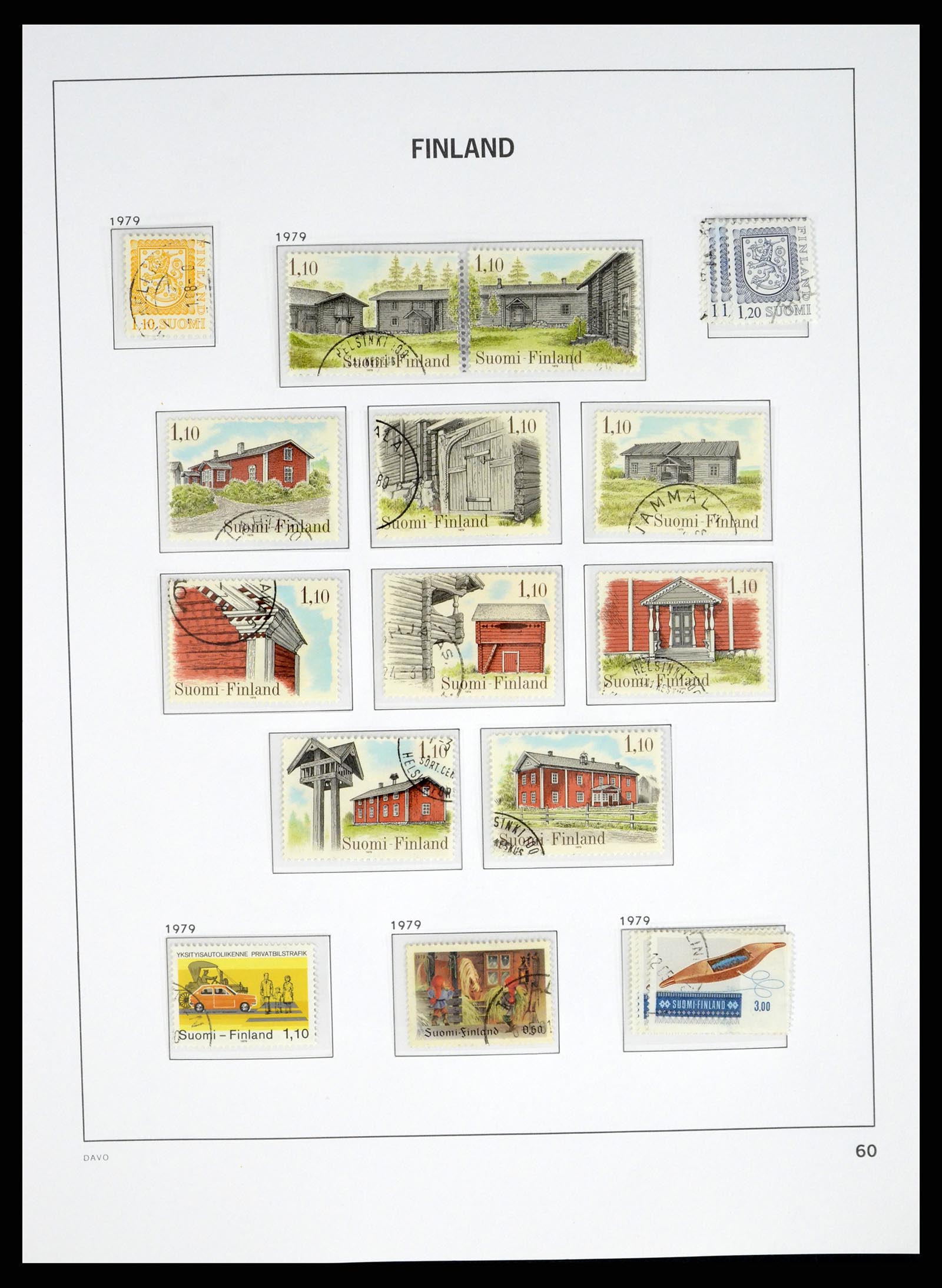 37382 062 - Postzegelverzameling 37382 Finland 1860-1979.