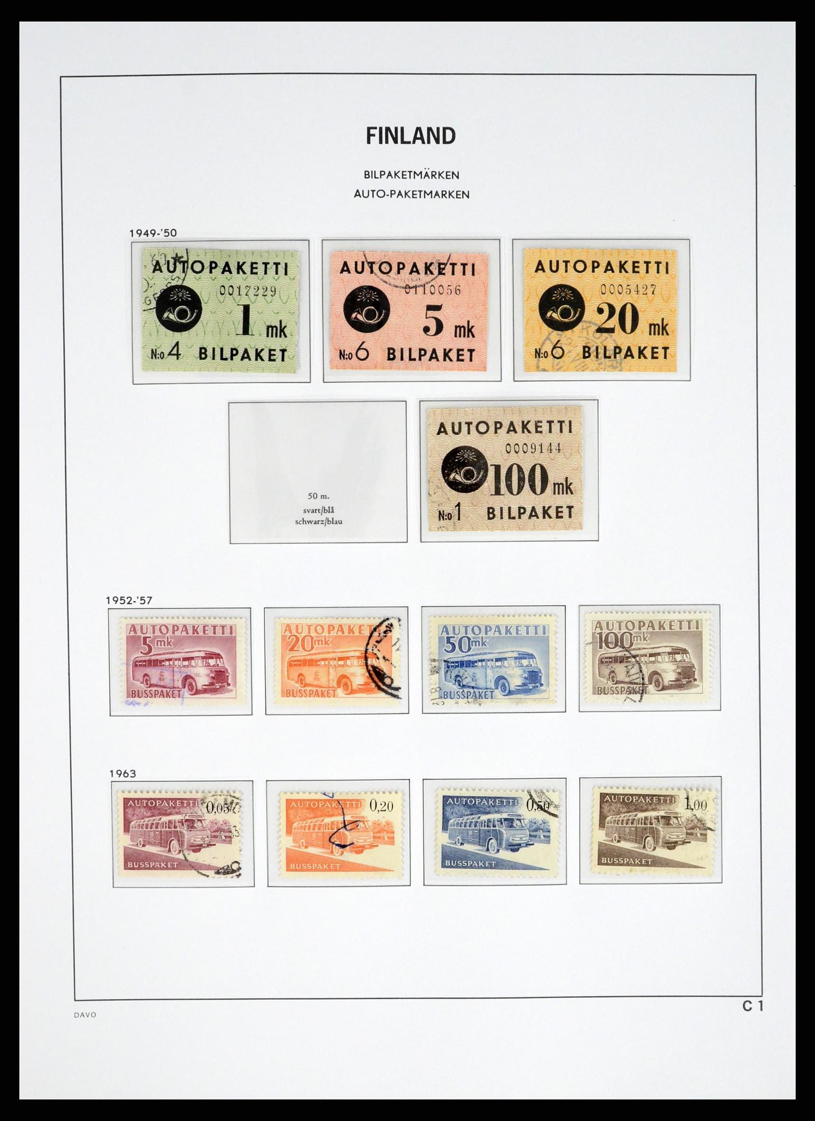 37382 064 - Postzegelverzameling 37382 Finland 1860-1979.