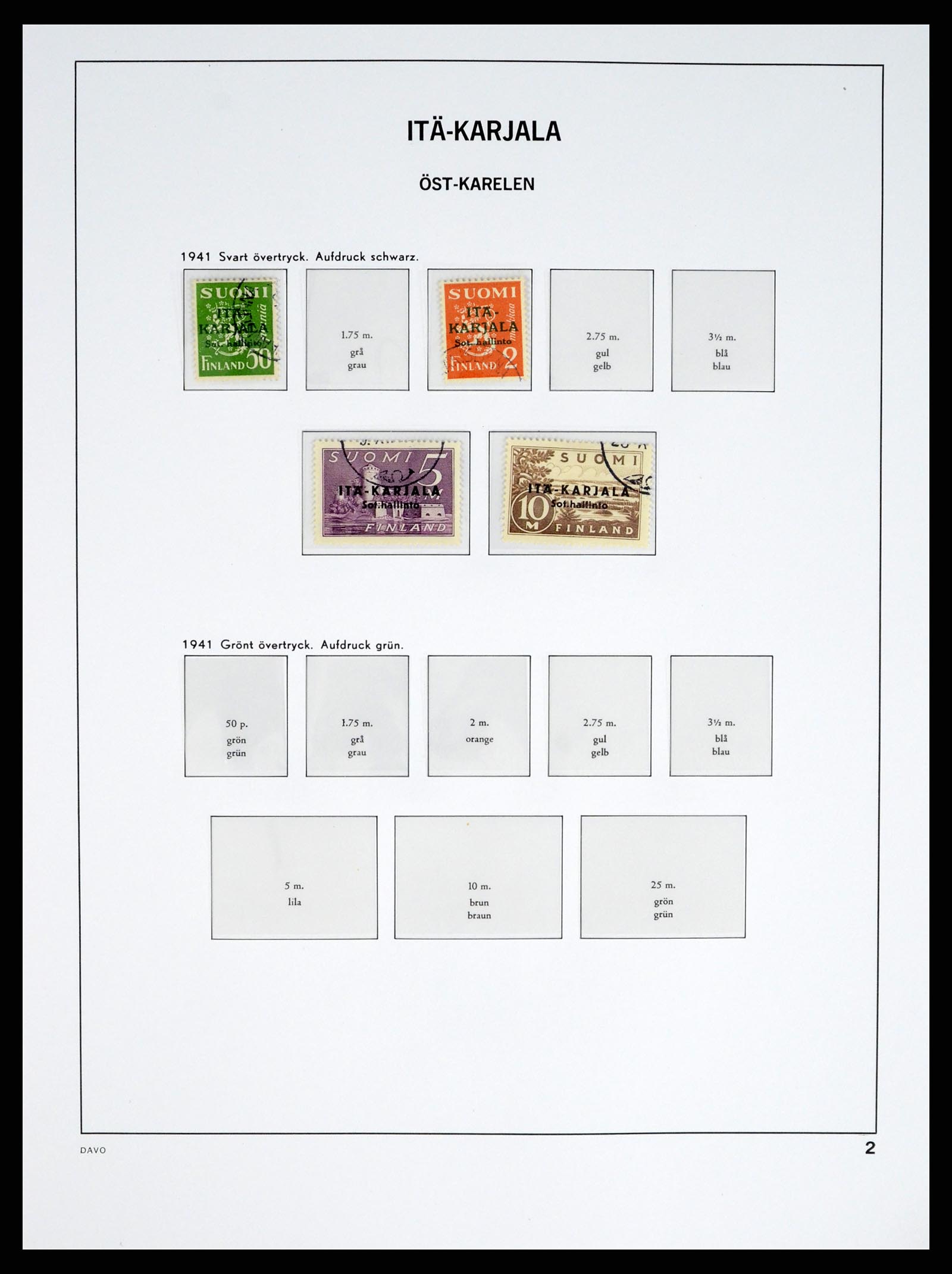 37382 067 - Postzegelverzameling 37382 Finland 1860-1979.
