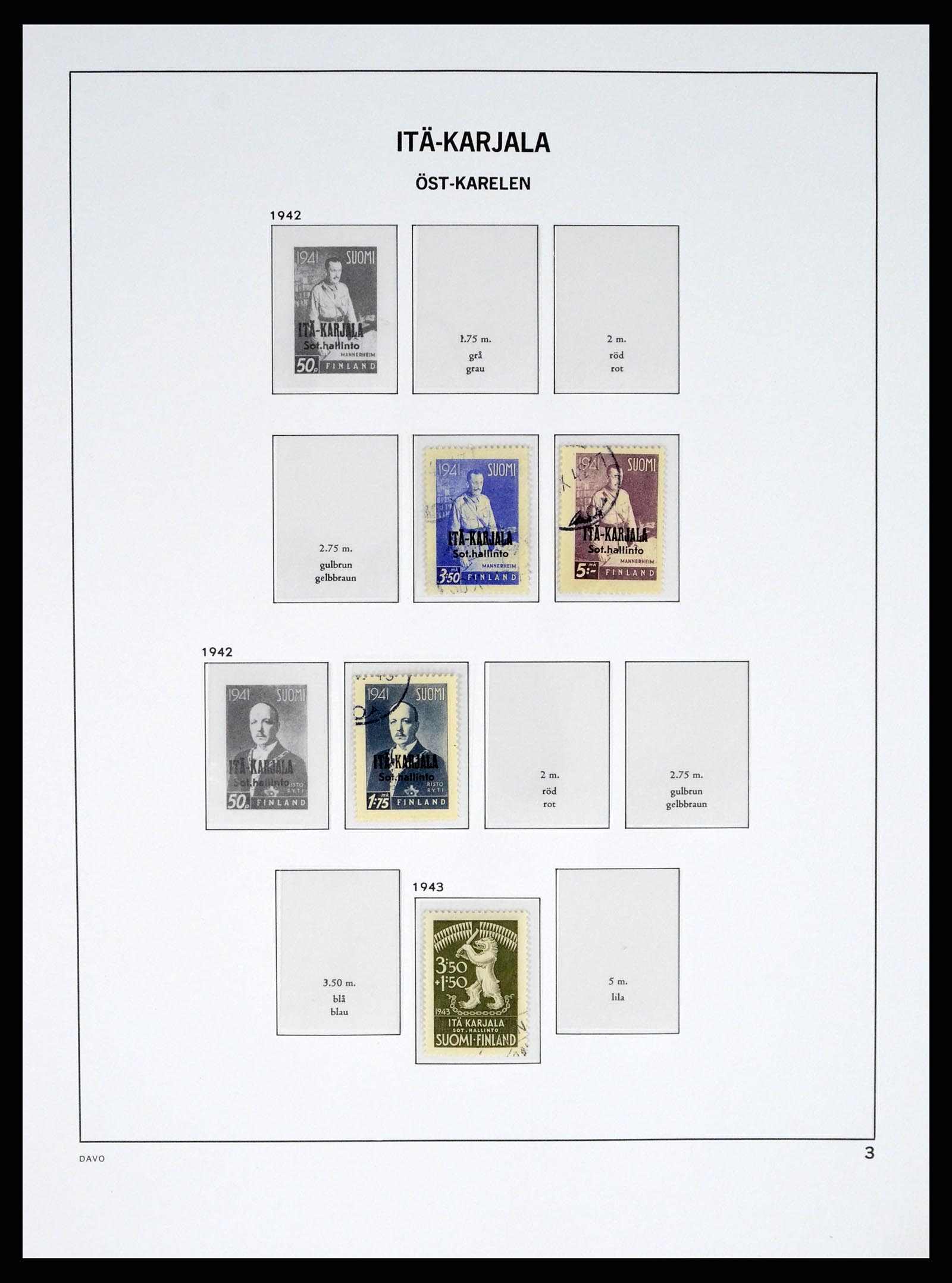 37382 068 - Postzegelverzameling 37382 Finland 1860-1979.
