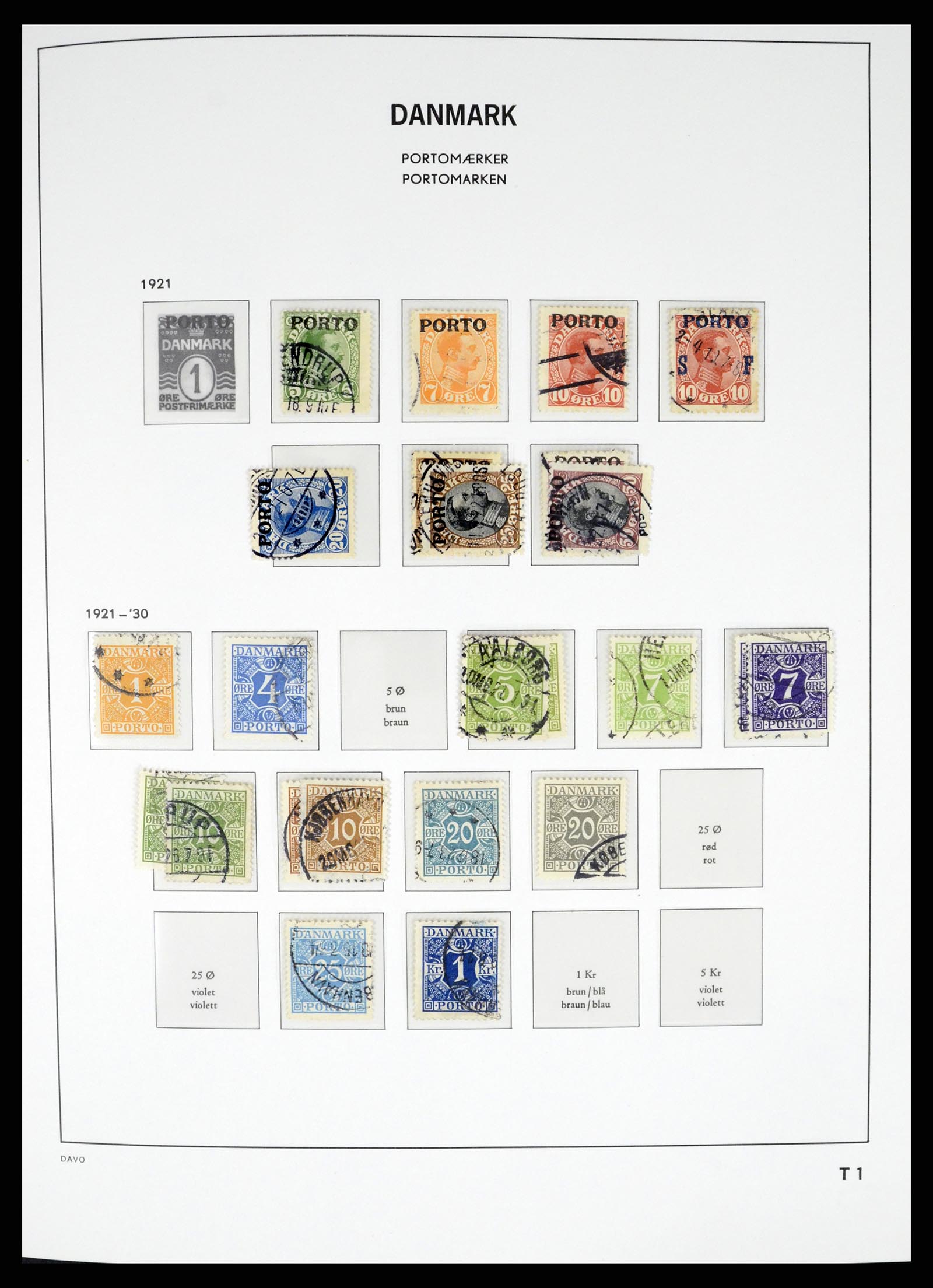 37383 033 - Postzegelverzameling 37383 Denemarken 1851-1969.