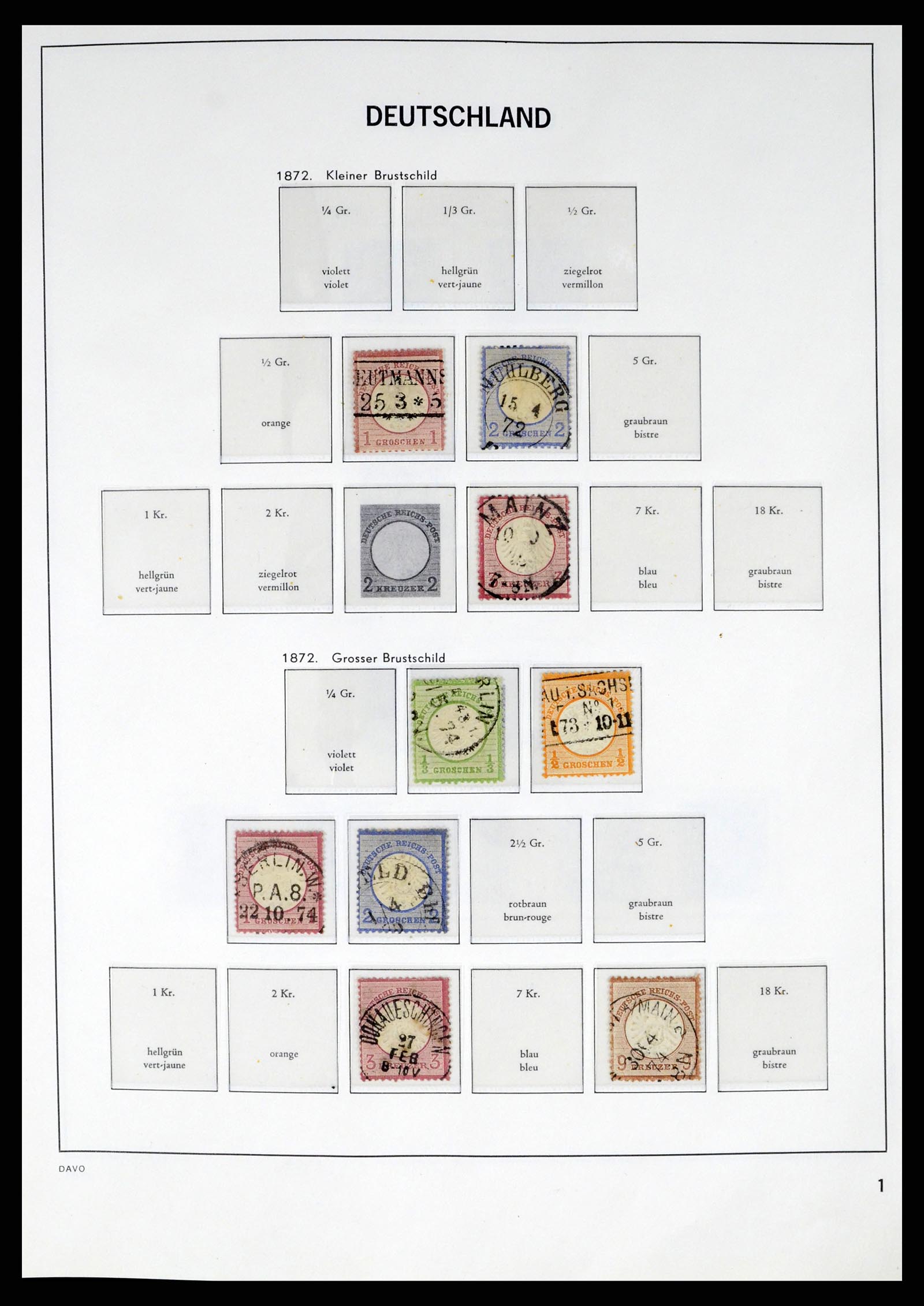 37384 001 - Postzegelverzameling 37384 Duitse Rijk 1872-1945.