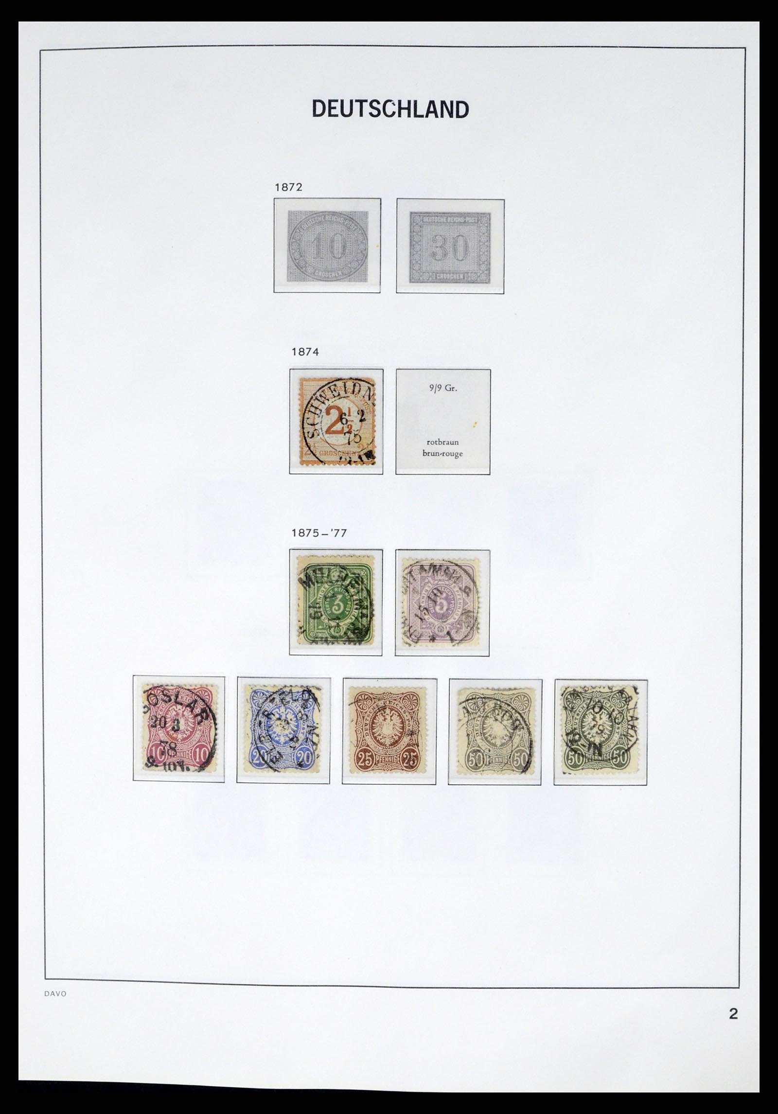 37384 002 - Postzegelverzameling 37384 Duitse Rijk 1872-1945.