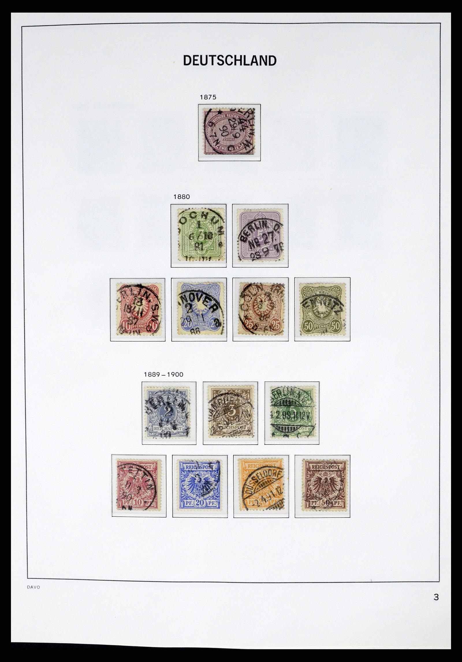 37384 003 - Postzegelverzameling 37384 Duitse Rijk 1872-1945.
