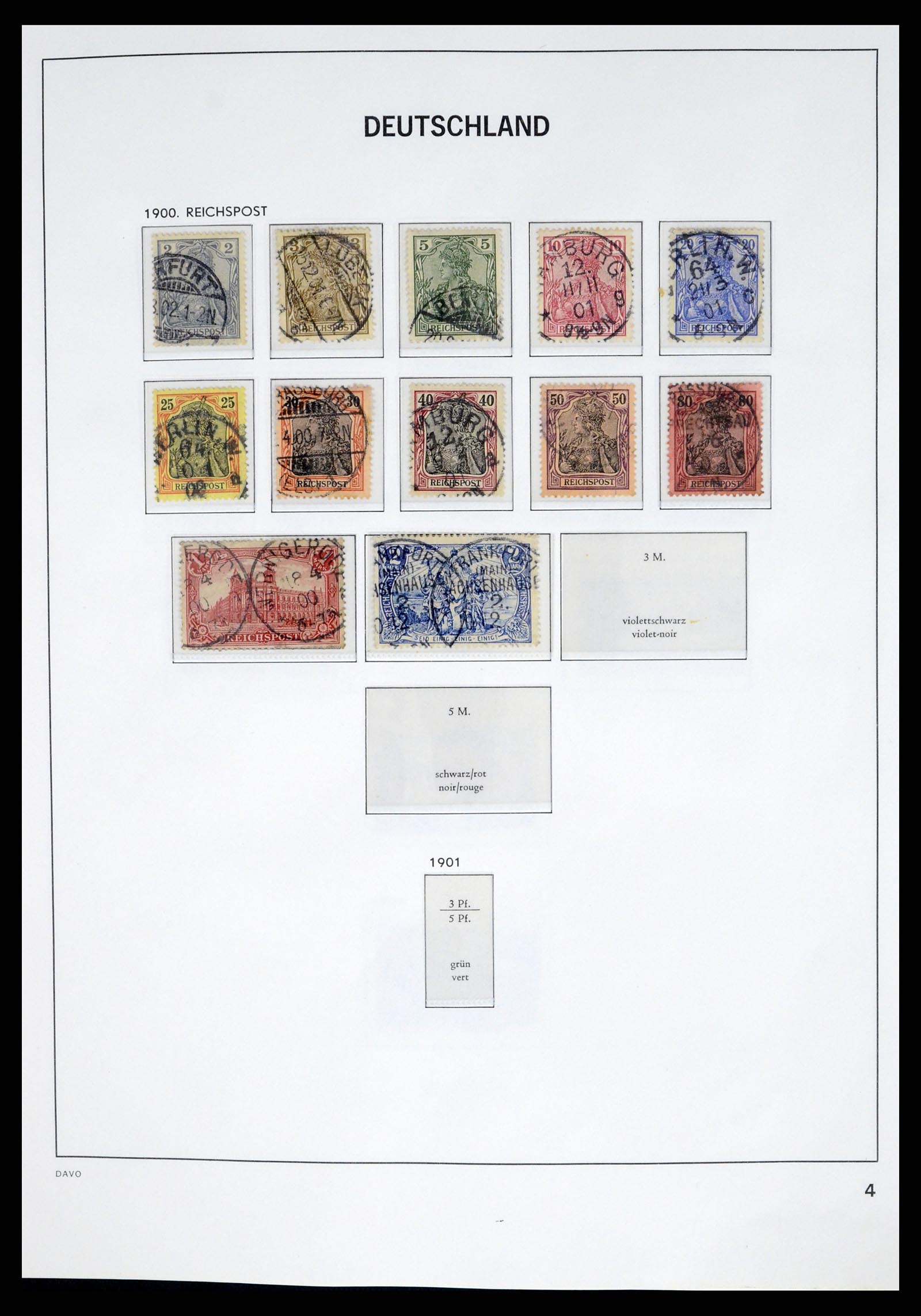 37384 004 - Postzegelverzameling 37384 Duitse Rijk 1872-1945.