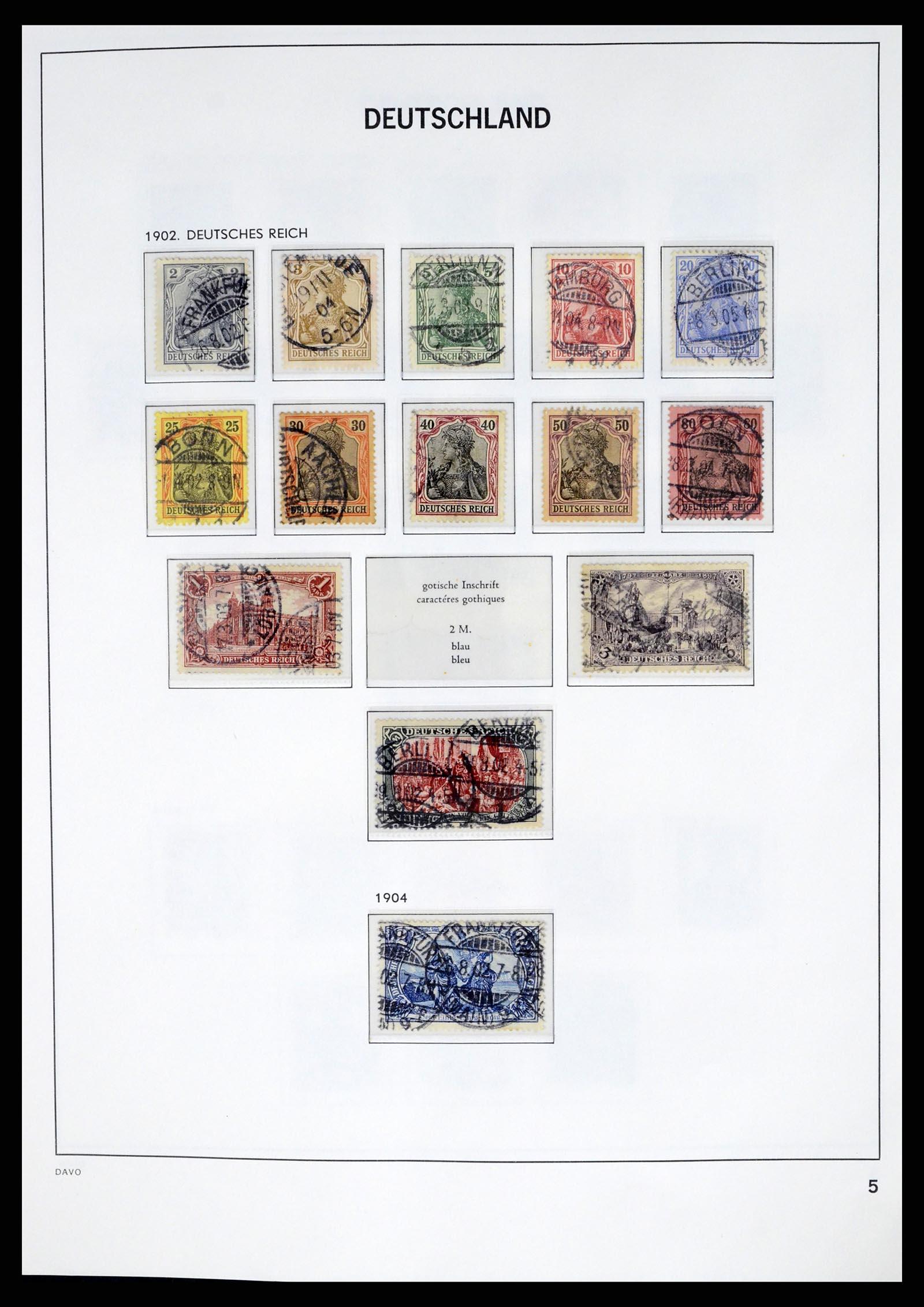 37384 005 - Postzegelverzameling 37384 Duitse Rijk 1872-1945.