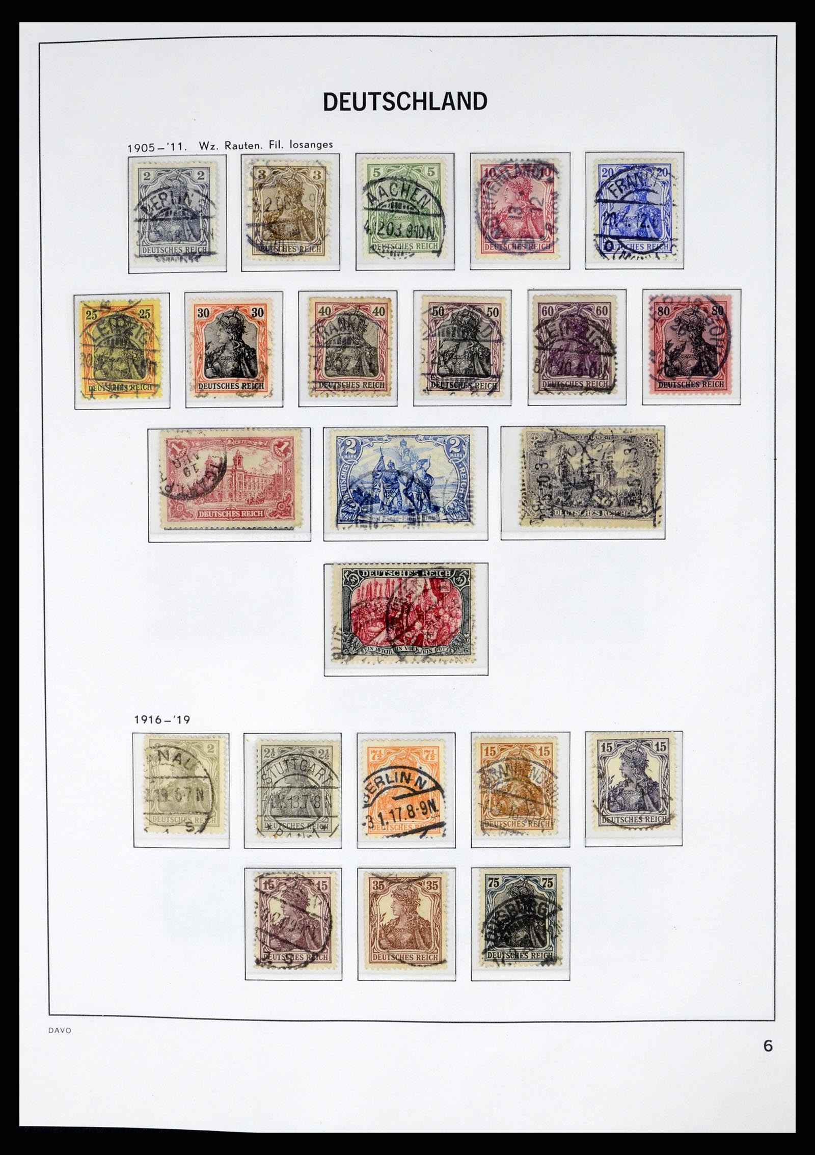 37384 006 - Postzegelverzameling 37384 Duitse Rijk 1872-1945.